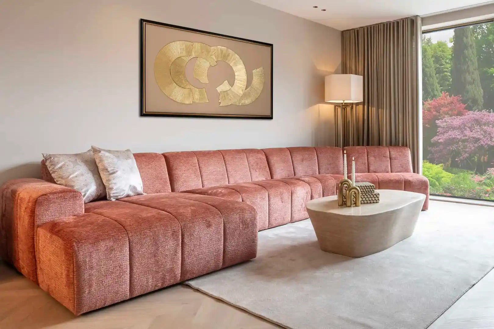 Beiger Couchtisch FICTUS