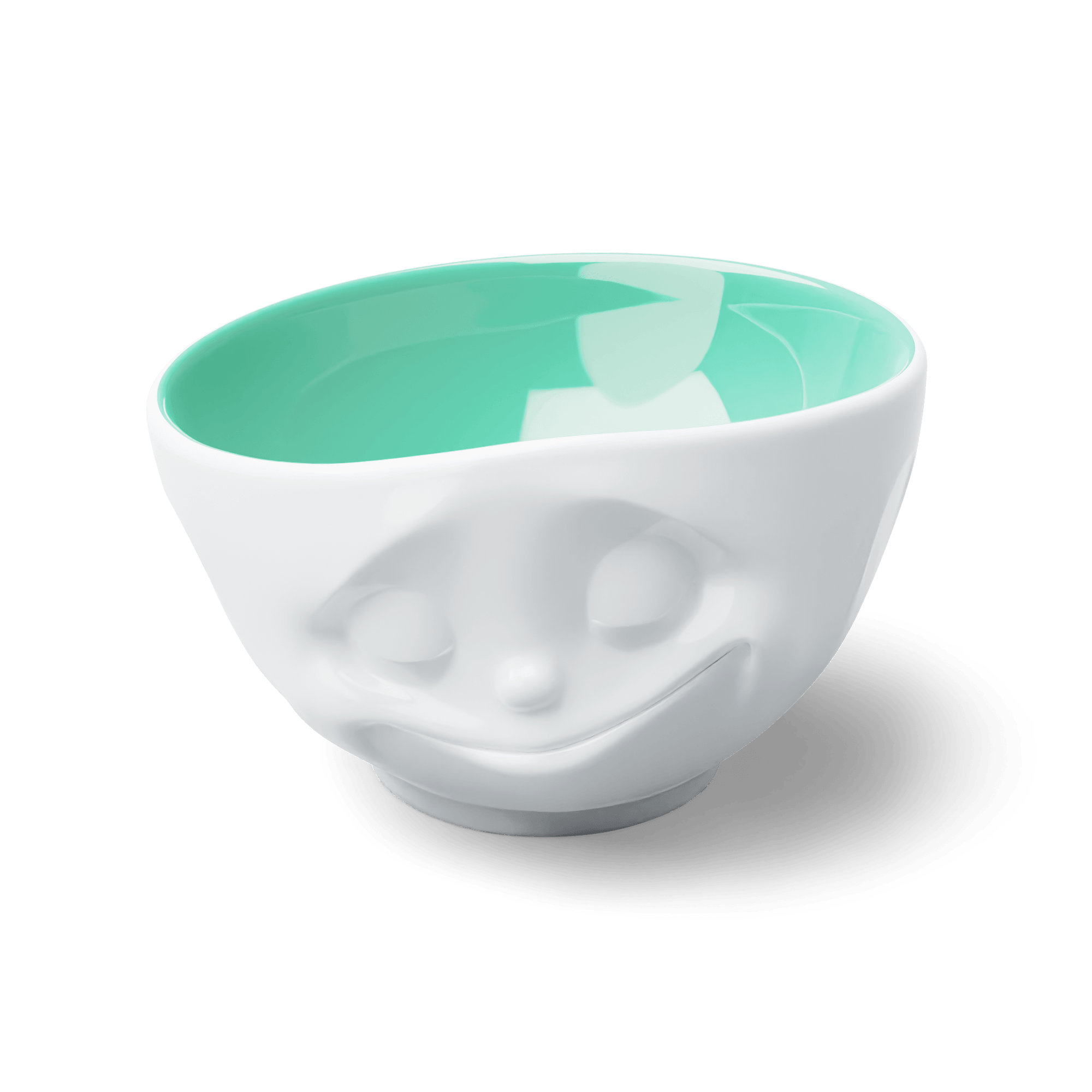 Miska HAPPY biały z seledynowy wnętrzem 58products Eye on Design