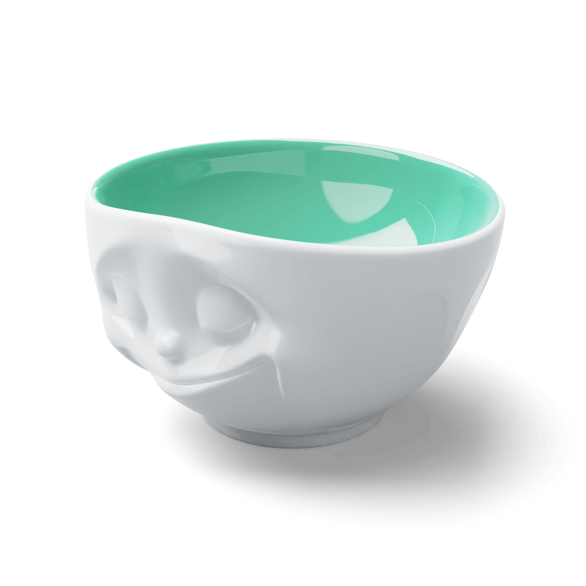 Miska HAPPY biały z seledynowy wnętrzem 58products Eye on Design