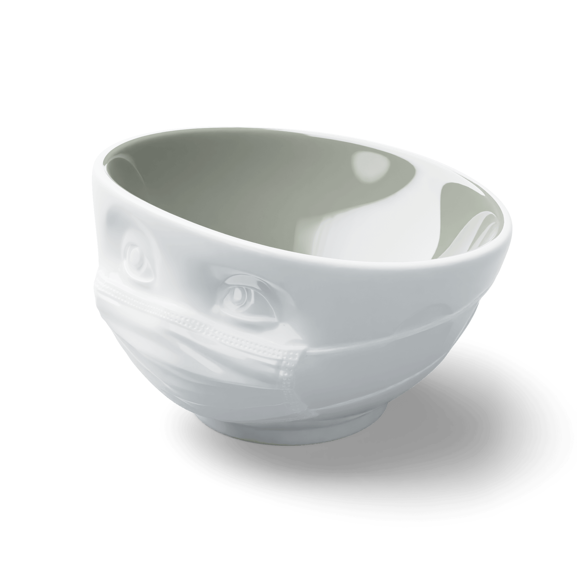 Miska HOPEFUL biały z szarym wnętrzem 58products Eye on Design