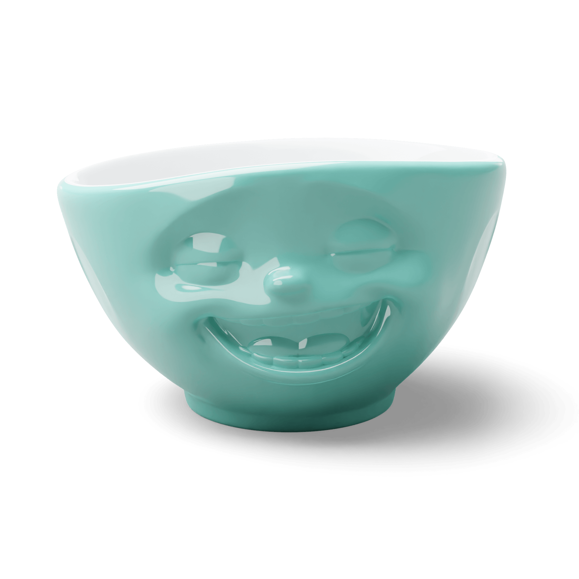 Miska LAUGHING miętowy z białym wnętrzem 58products Eye on Design