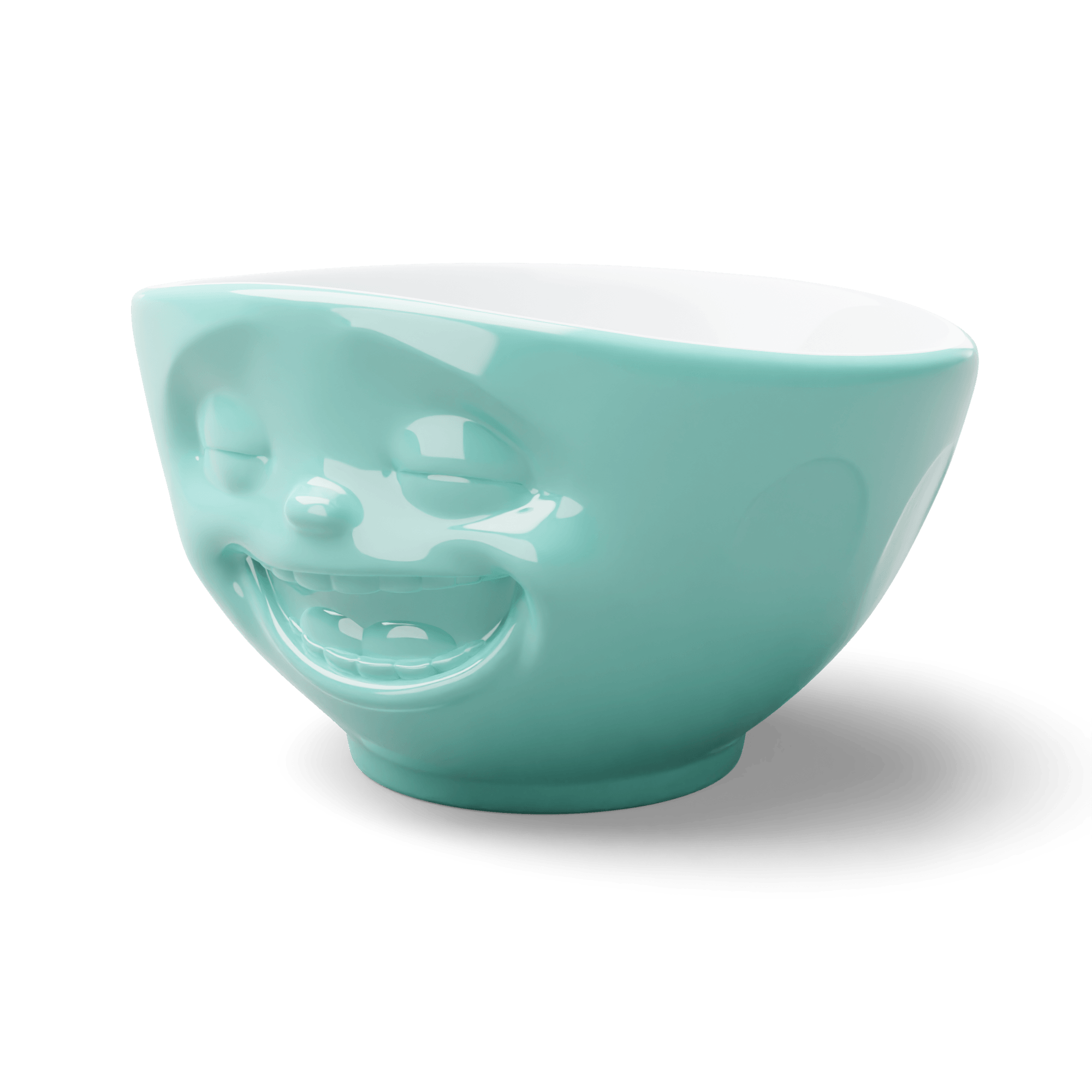 Miska LAUGHING miętowy z białym wnętrzem 58products Eye on Design