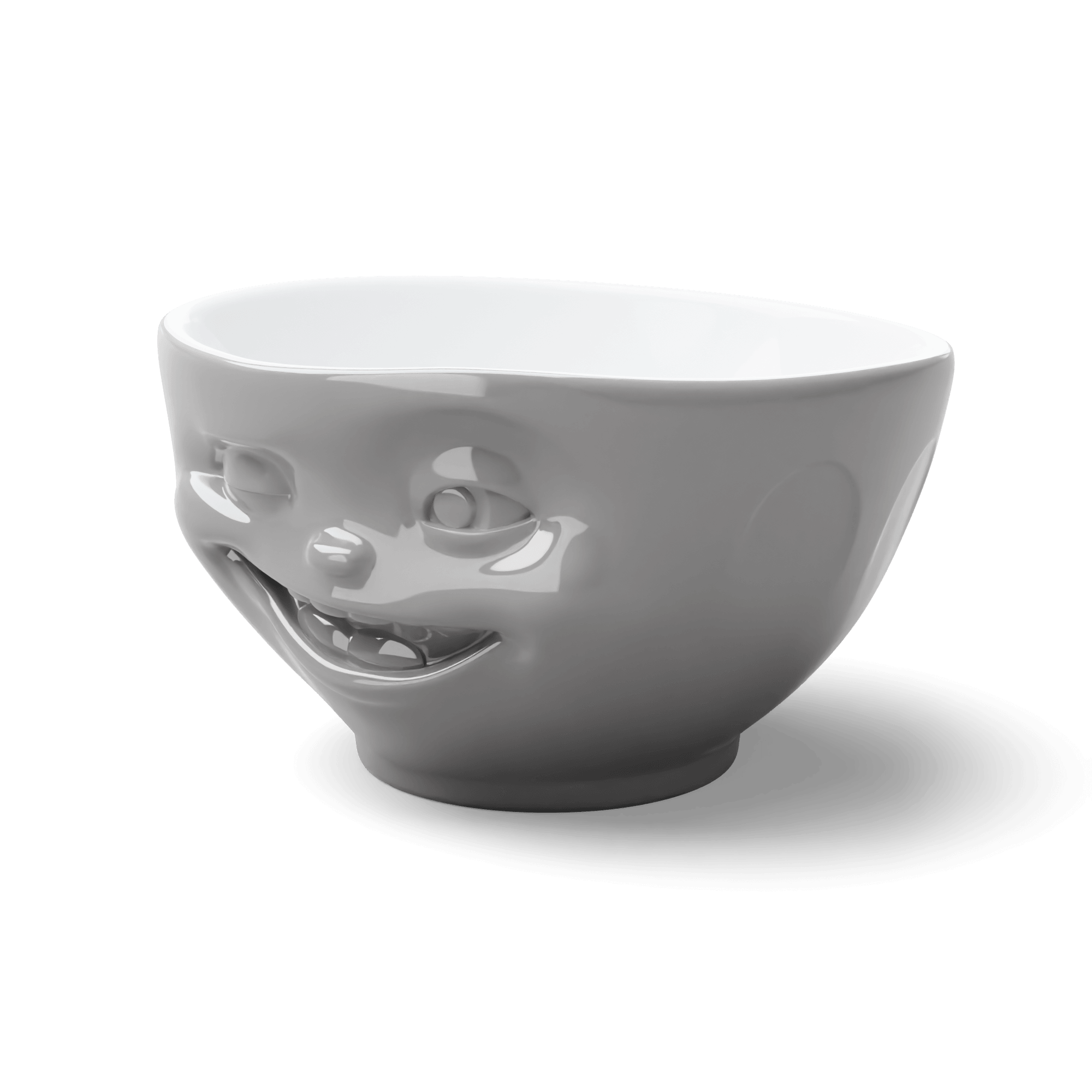 Miska WINKING szary z białym wnętrzem 58products Eye on Design