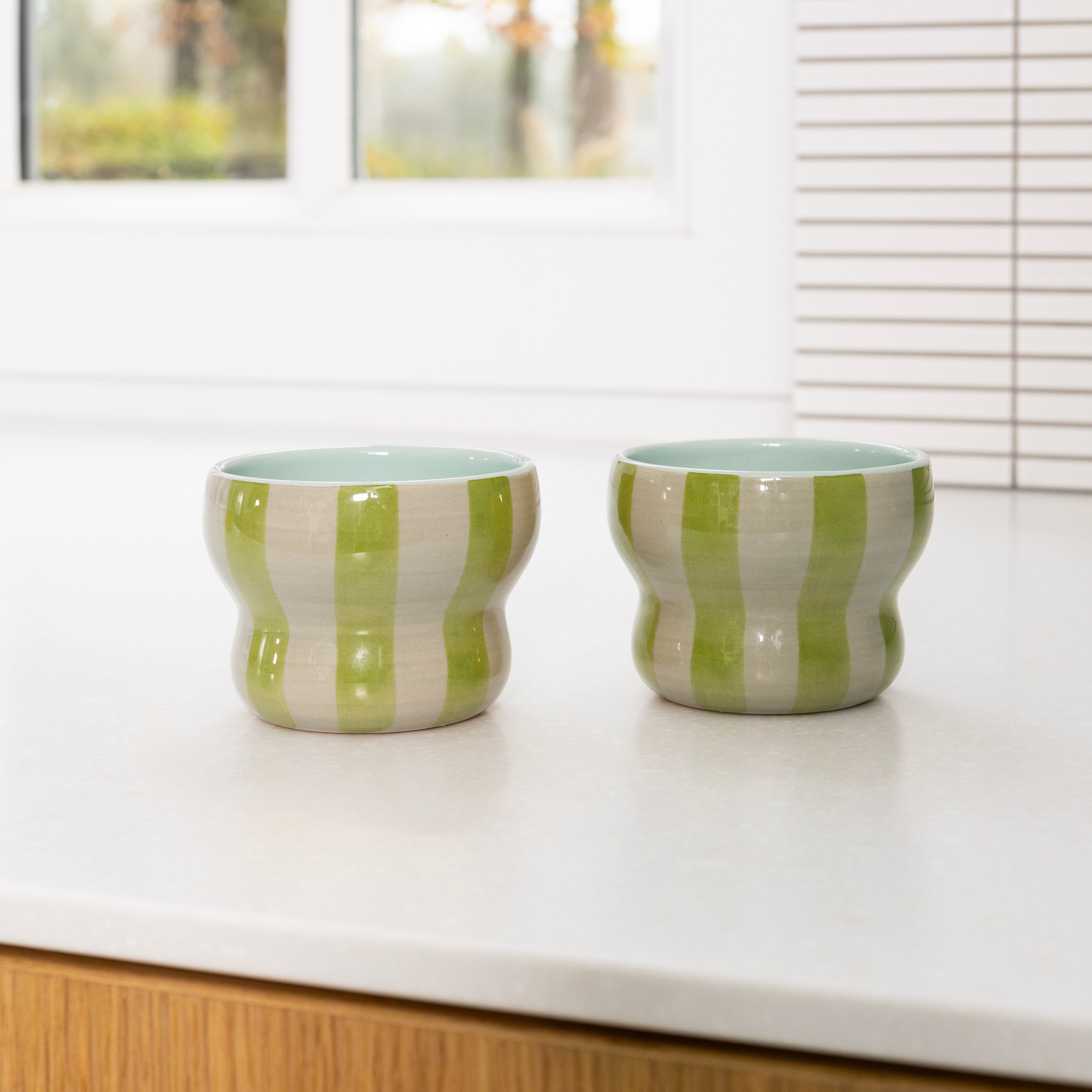 Set van CIRCUS mokken groen