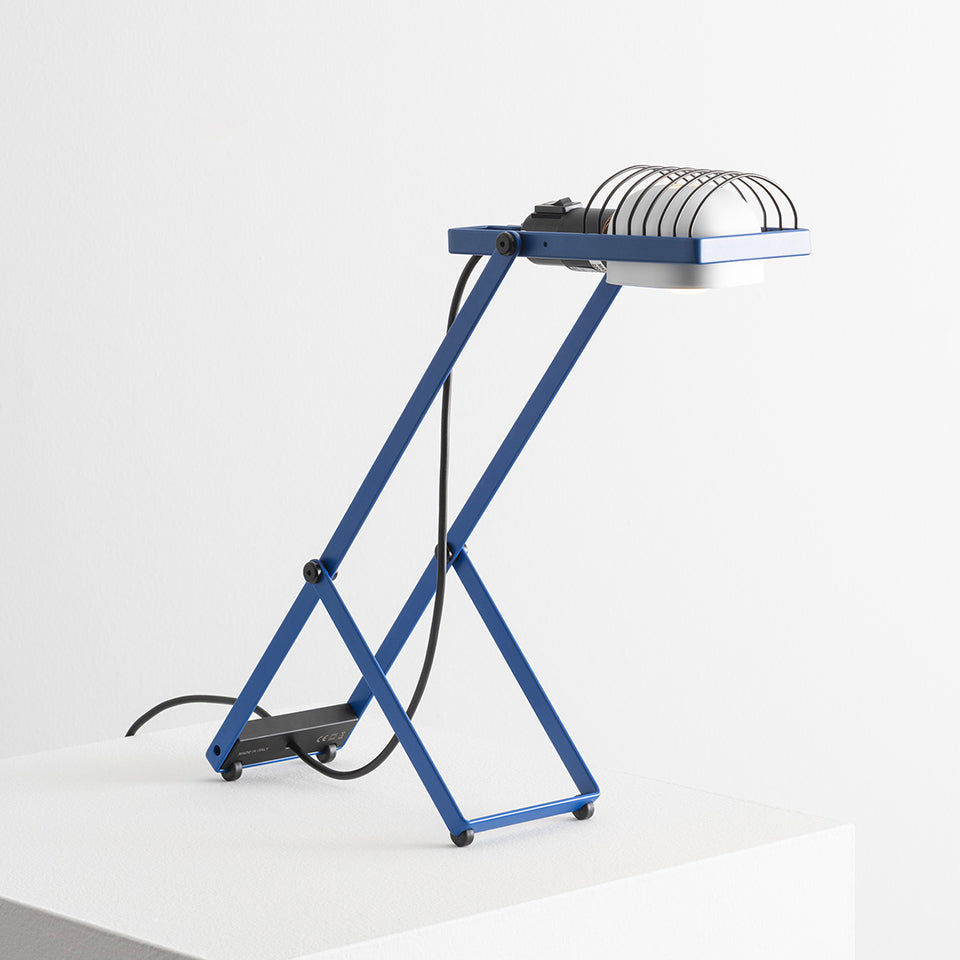 Verstelbare bureaulamp SINTESI blauw