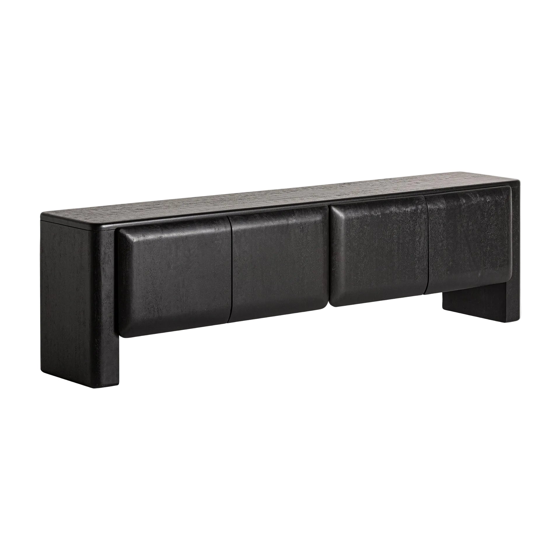 NORFOLK TV Stand black mango wood