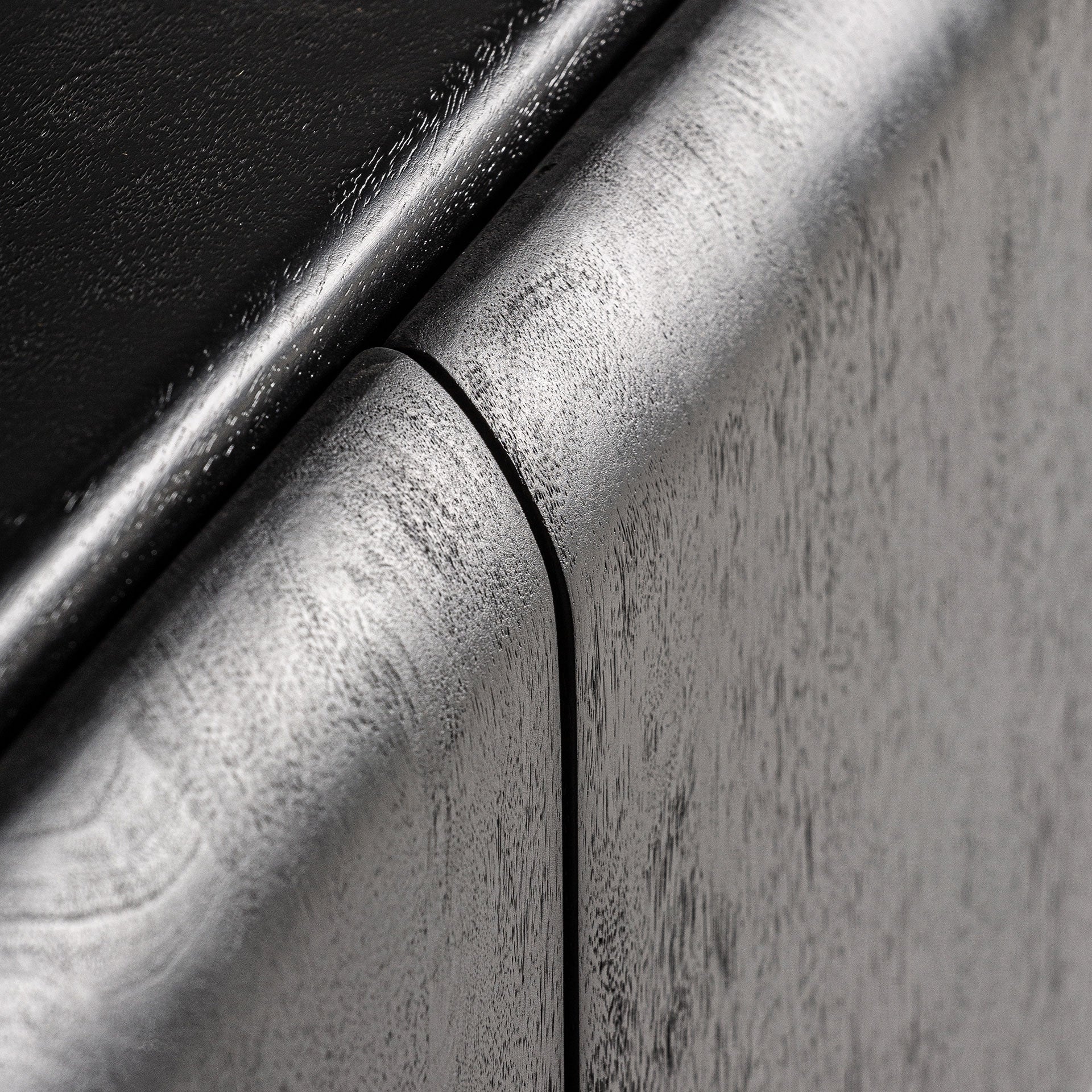 NORFOLK TV Stand black mango wood