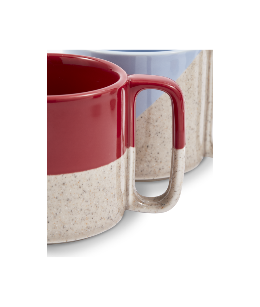 Stapelbecher-Set mehrfarbig mit Beige