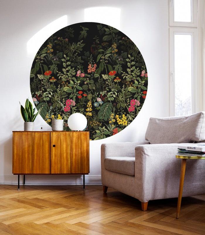 Mural DOTS Dark Meadow Wallcolors Eye on Design