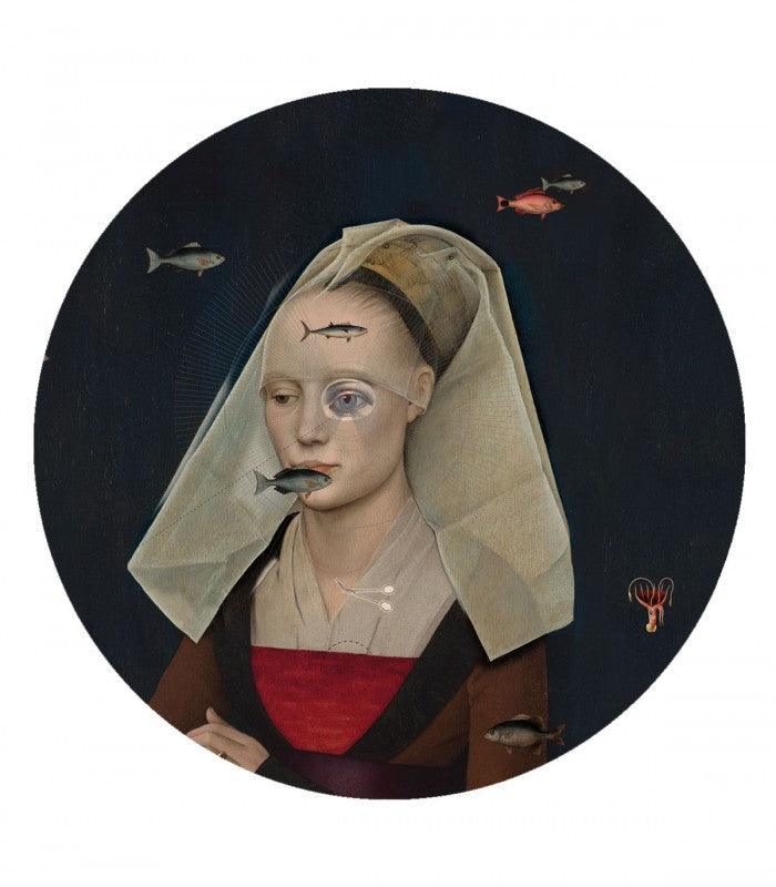 Mural DOTS Nordic lady Wallcolors Eye on Design