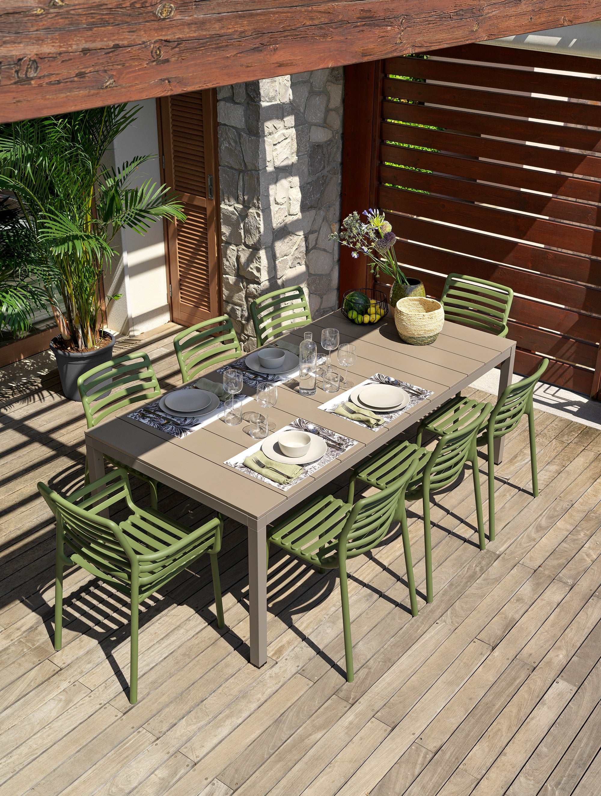 Outdoor Chair DOGA Brown