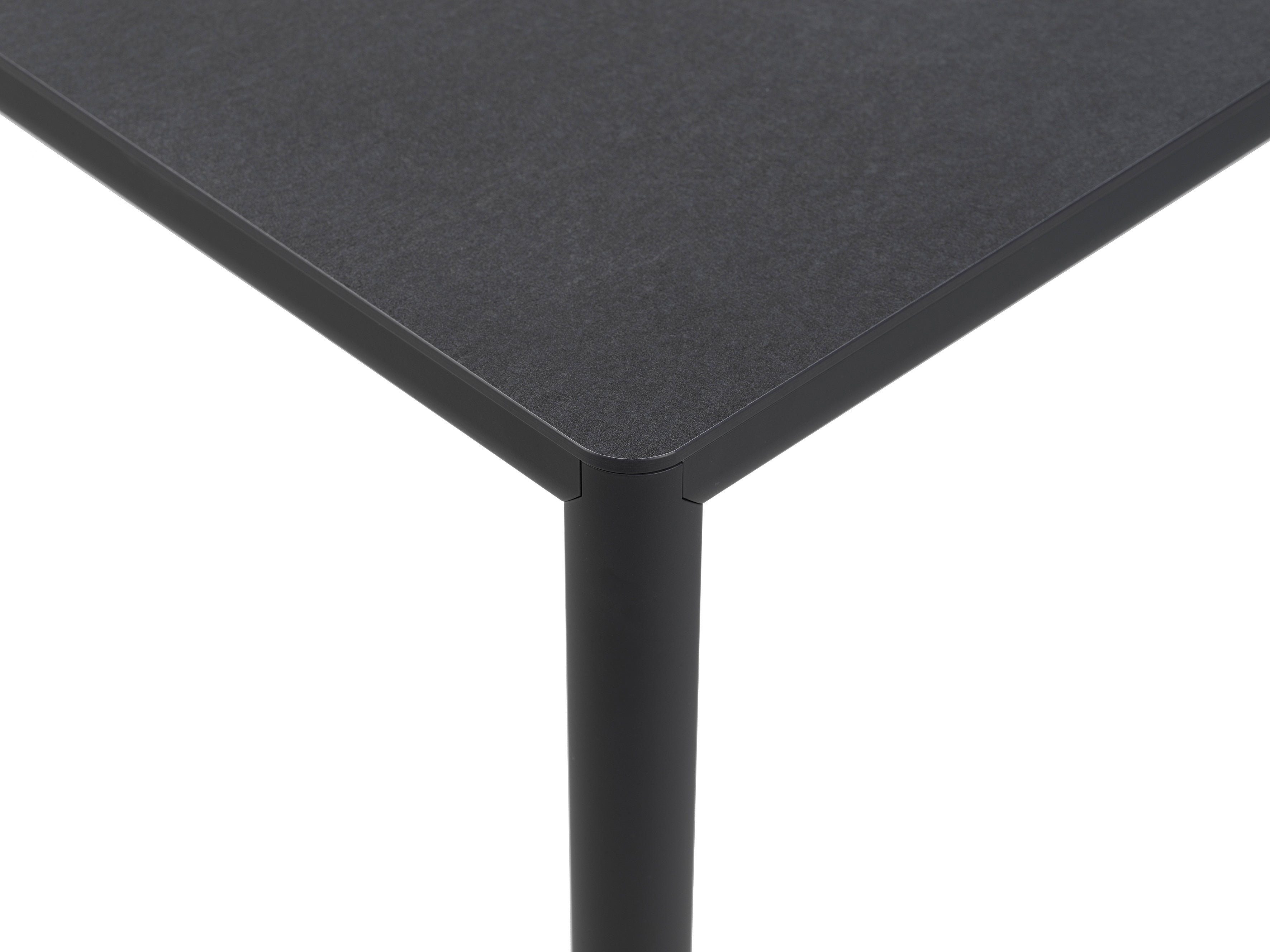 PIAVE HIGH Square Outdoor Table in Anthracite