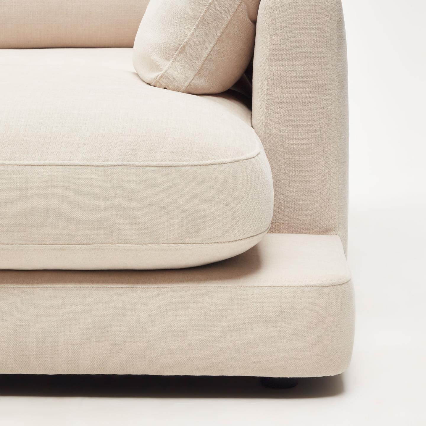 Narożnik 4-osobowy GALA jasnobeżowy La Forma Eye on Design