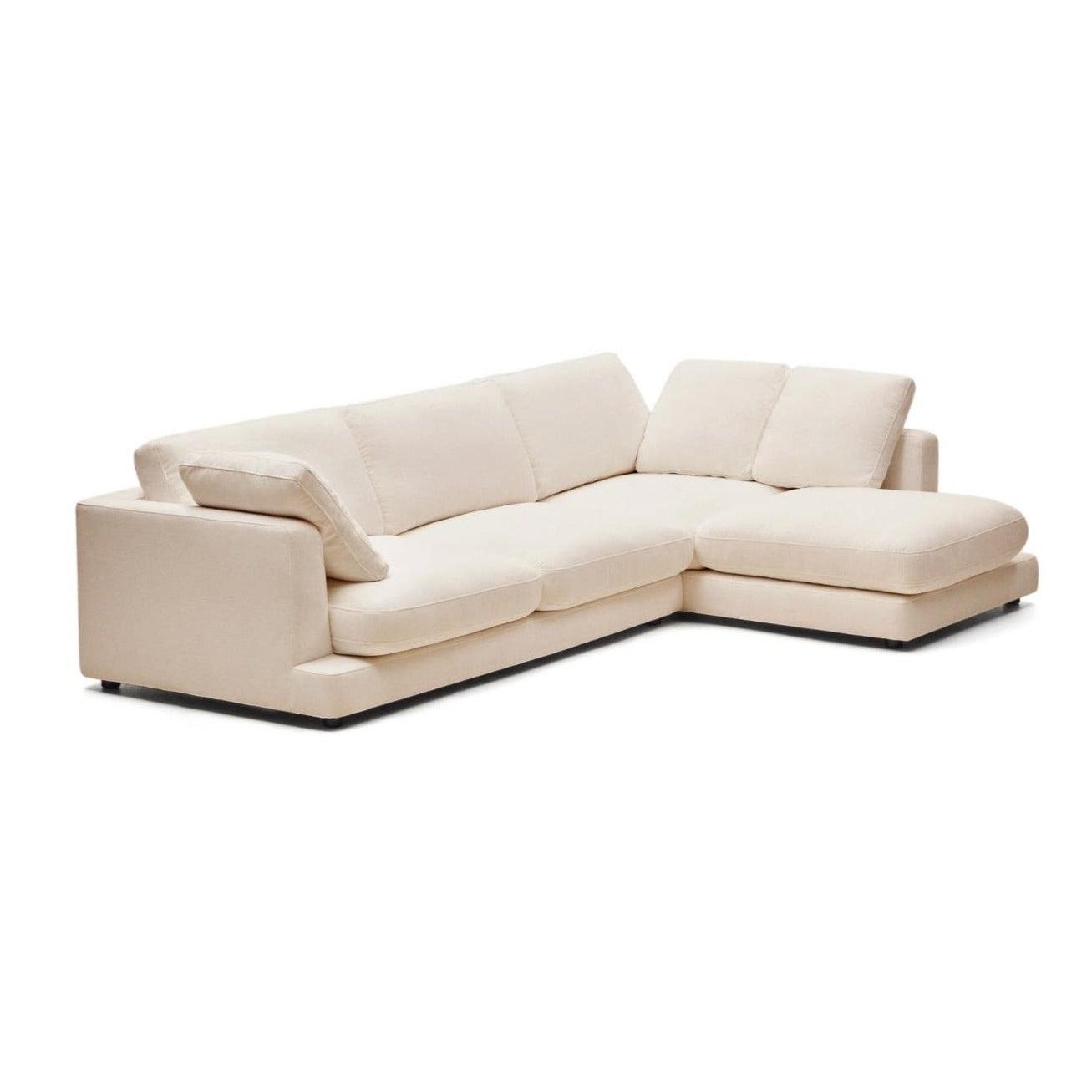 Narożnik 4-osobowy GALA jasnobeżowy La Forma Eye on Design