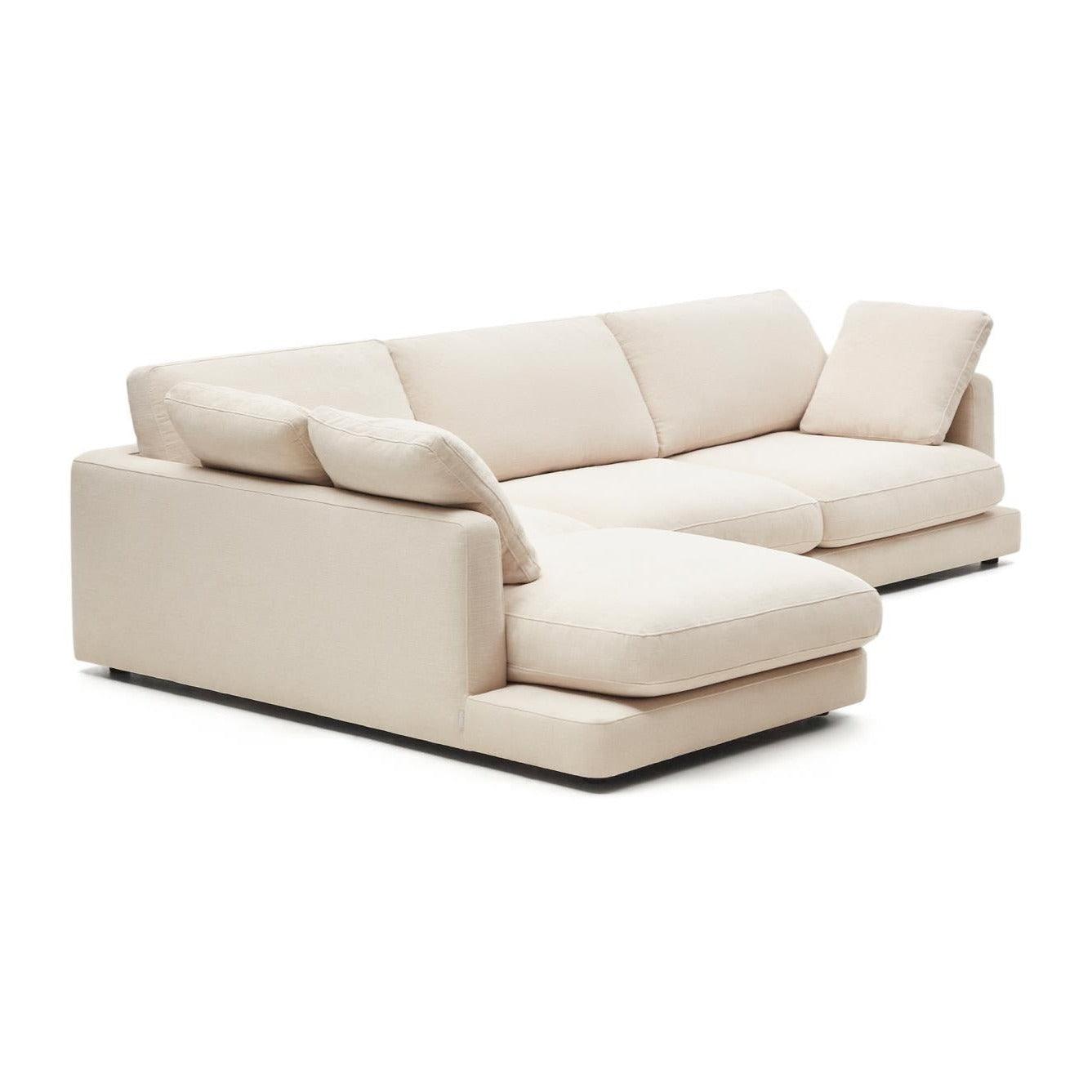 Narożnik 4-osobowy lewostronny GALA jasnobeżowy La Forma Eye on Design