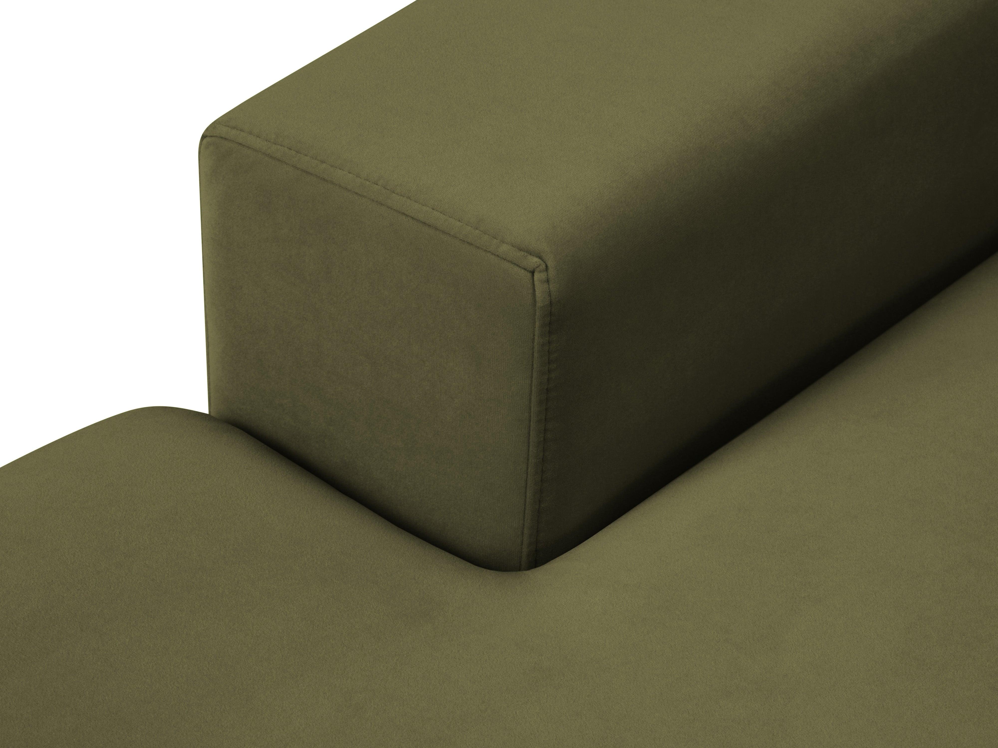 Narożnik aksamitny lewostronny HEBE zielony Mazzini Sofas Eye on Design