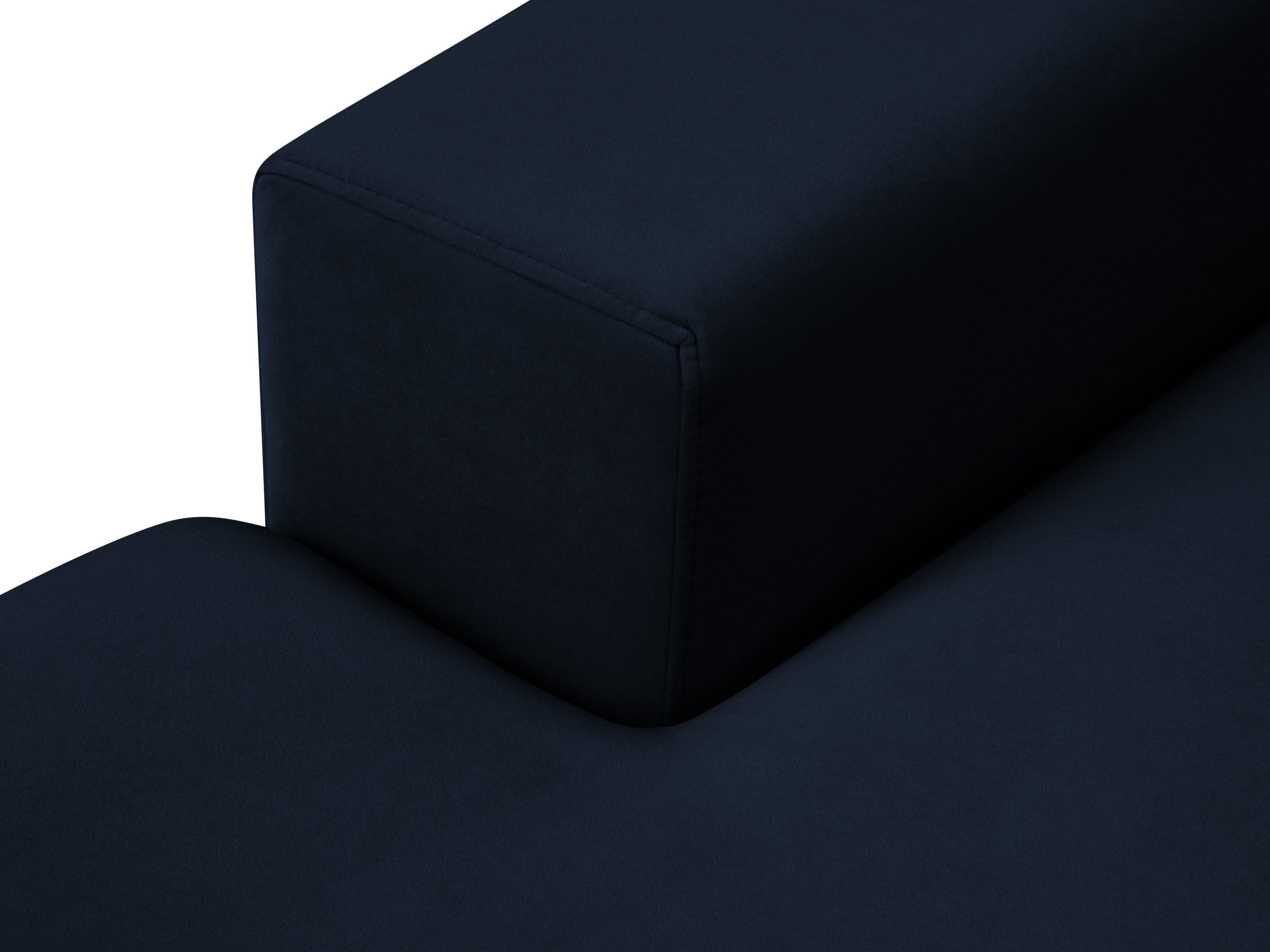 Narożnik aksamitny panoramiczny HEBE granat królewski Mazzini Sofas Eye on Design