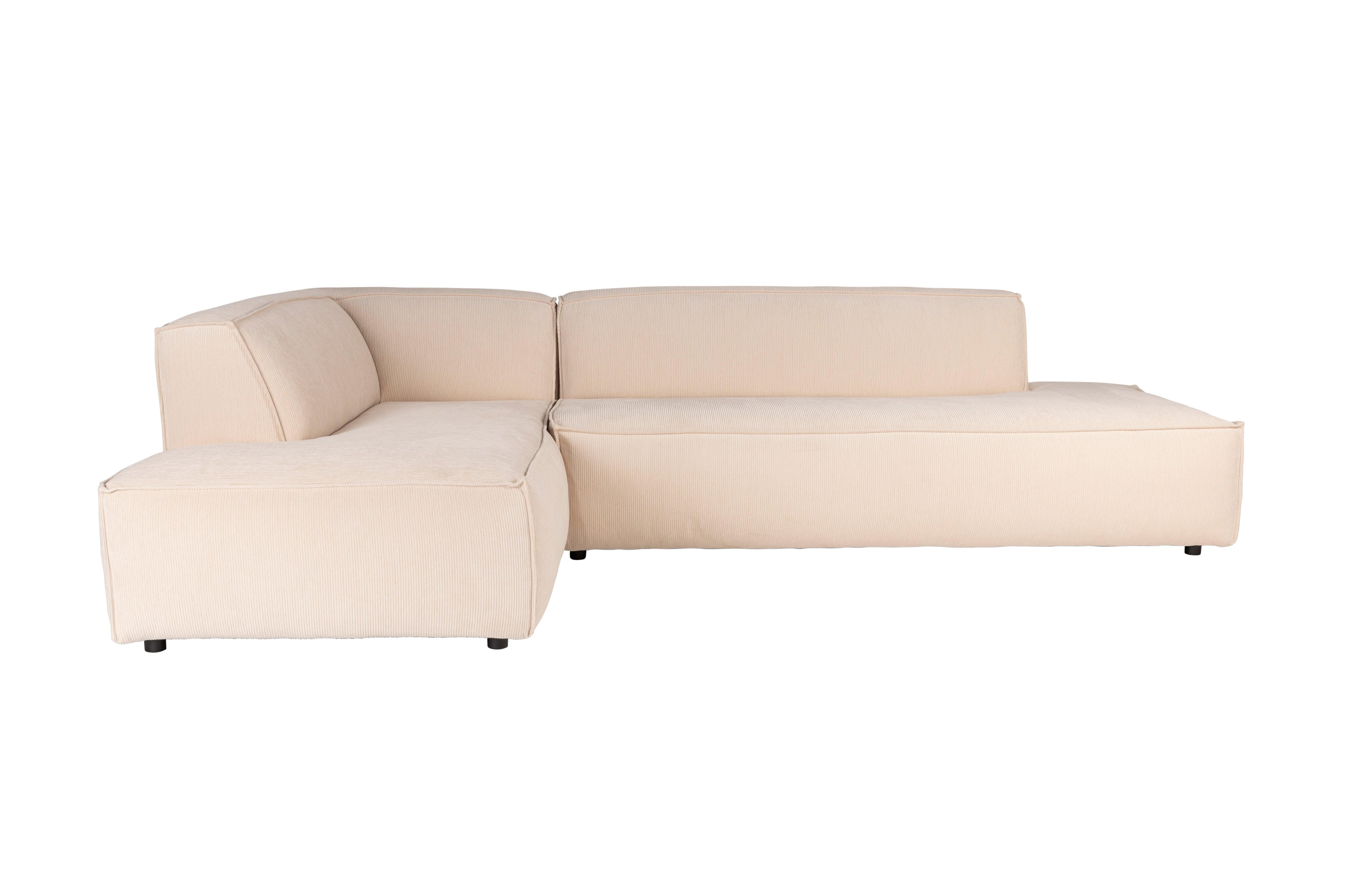 Fat Freddy Rib Sofa Left Natural Zuiver Eye on Design