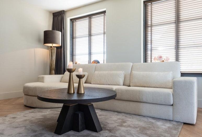 Narożnik lewostronny FELIX kremowy szenil Richmond Interiors Eye on Design