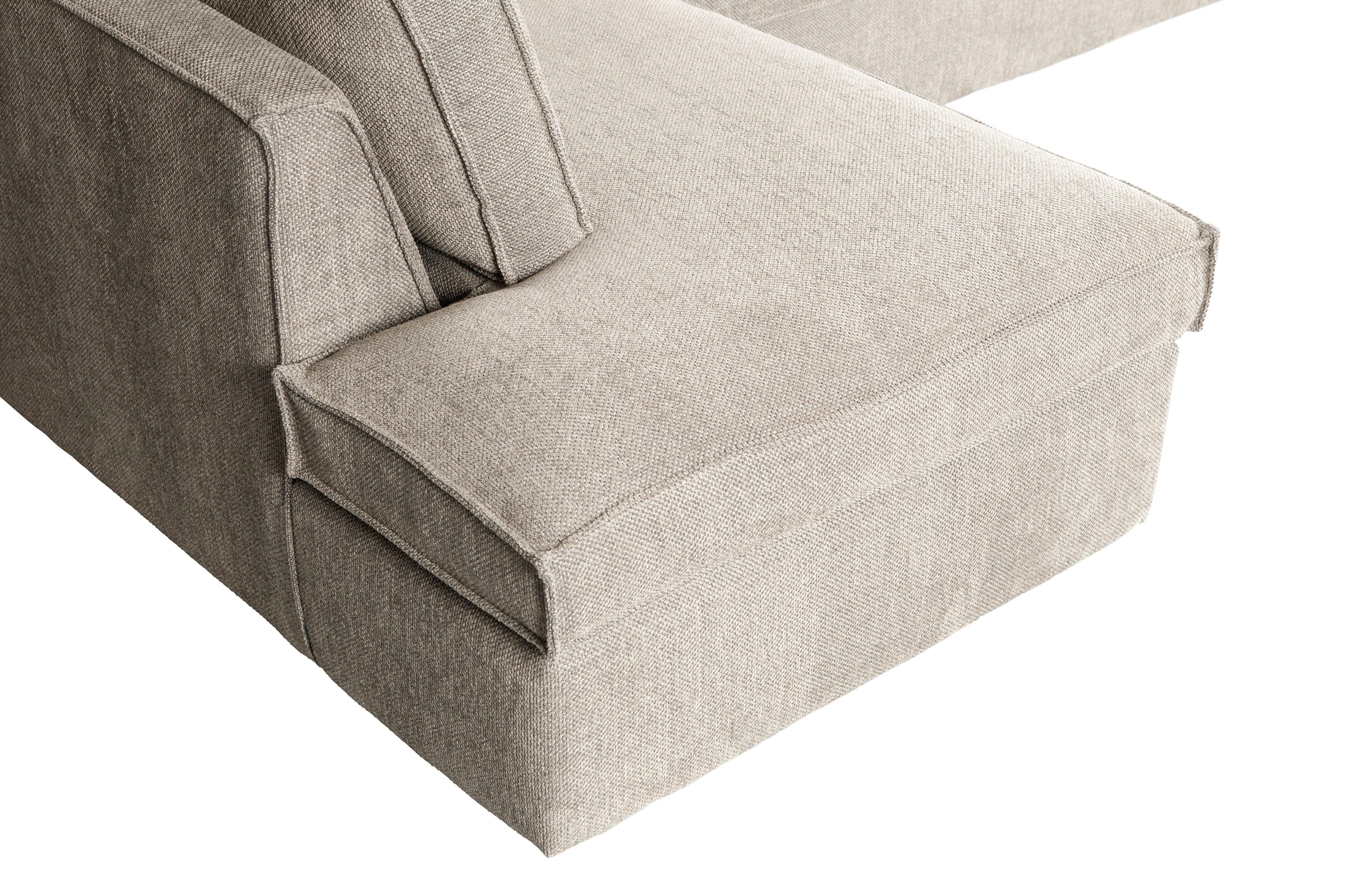 Narożnik lewostronny FREDDIE beżowy Woood Eye on Design