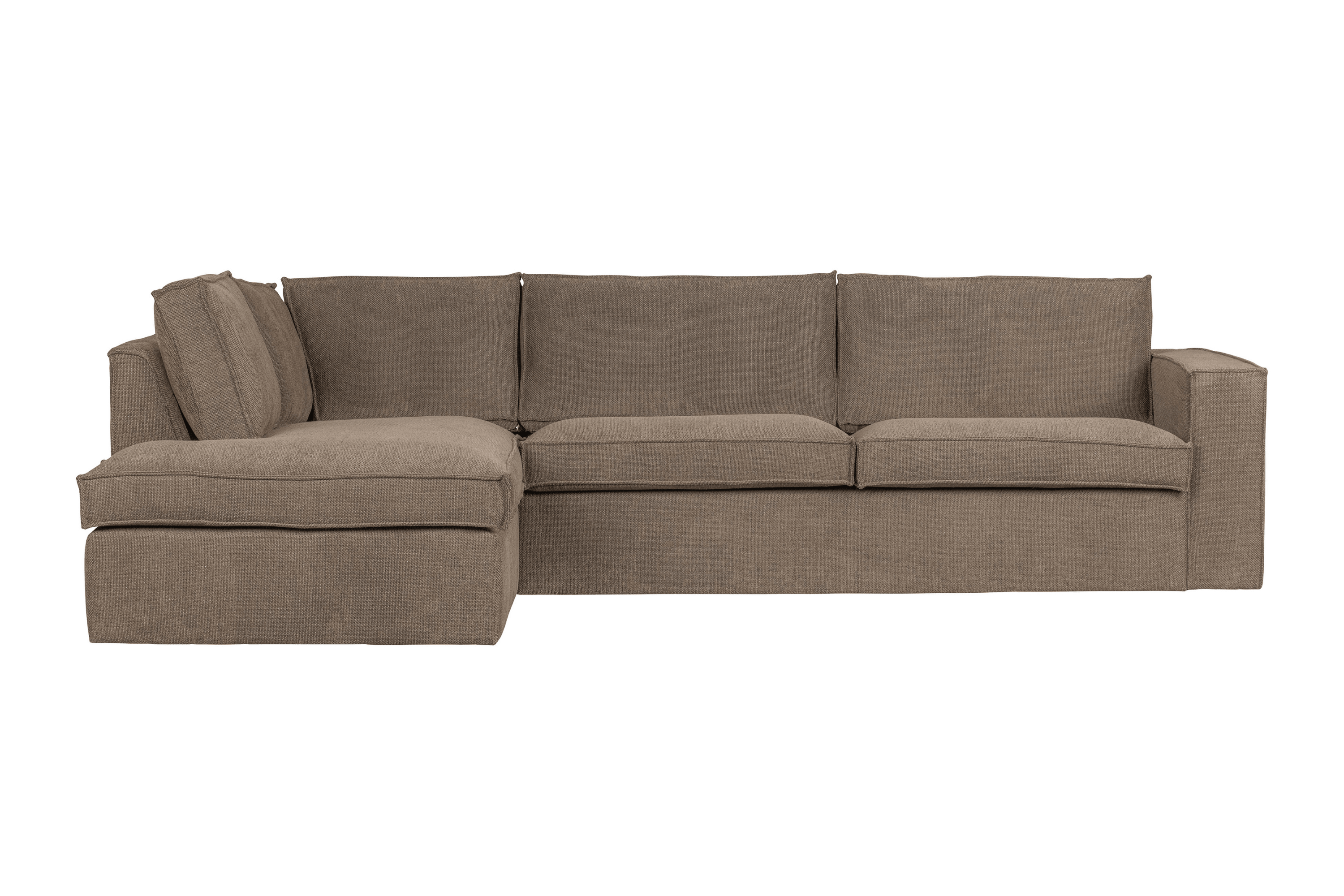 Narożnik lewostronny FREDDIE jasnobrązowy Woood Eye on Design