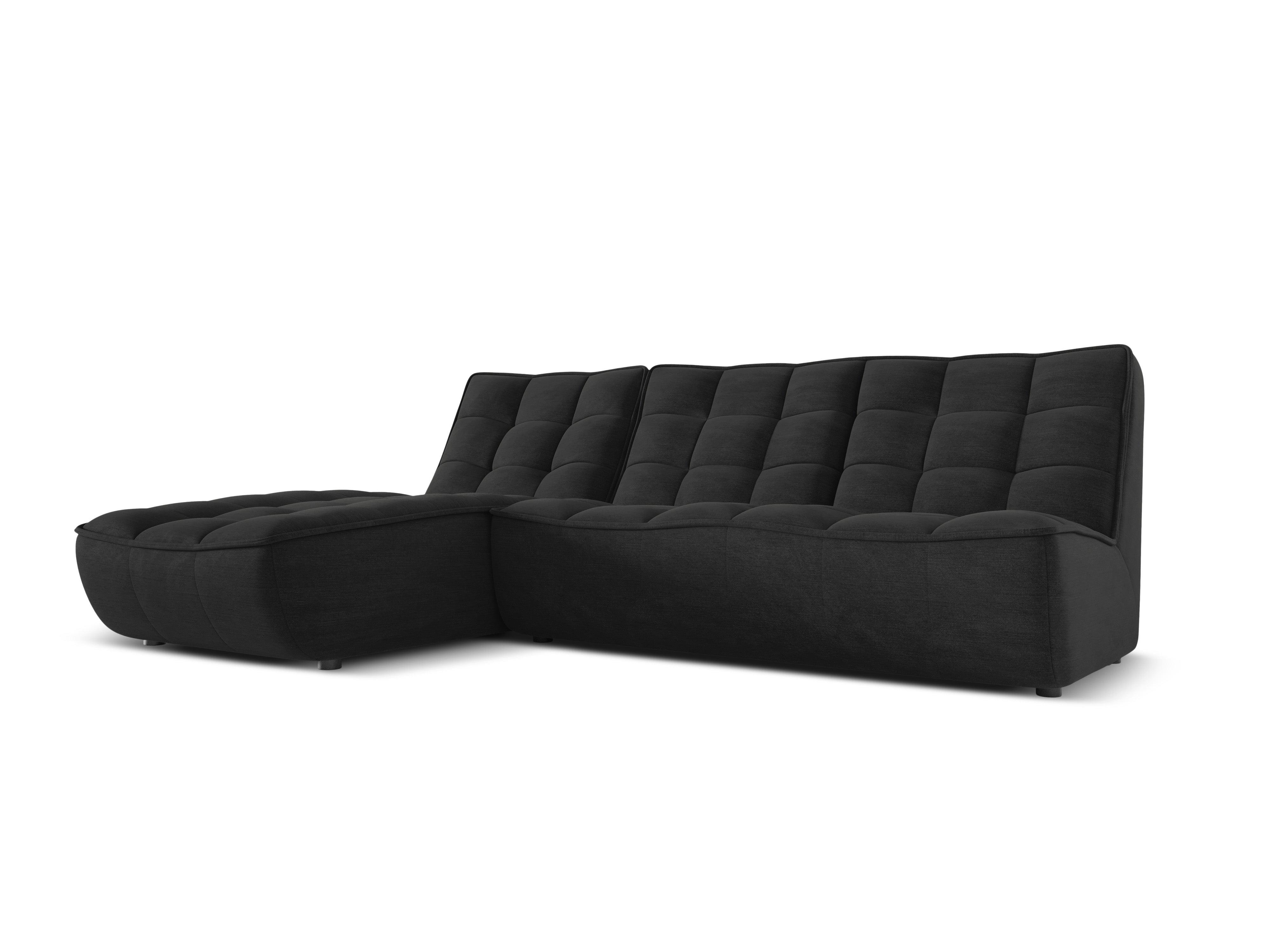 Narożnik lewostronny MONI czarny melanż Maison Heritage Eye on Design