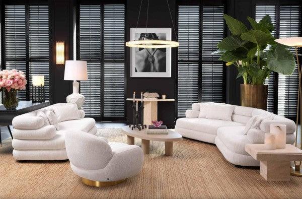 Narożnik MALAGA jasnobeżowy Eichholtz Eye on Design