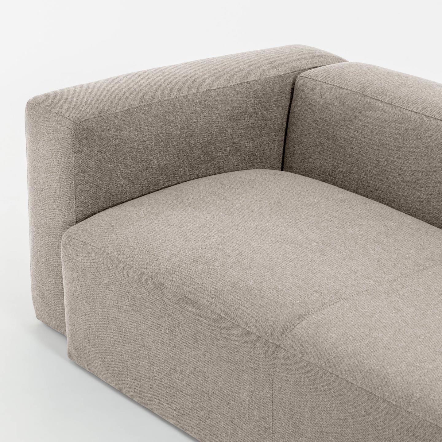 Narożnik modułowy 4-osobowy BLOK beżowy szenil La Forma Eye on Design