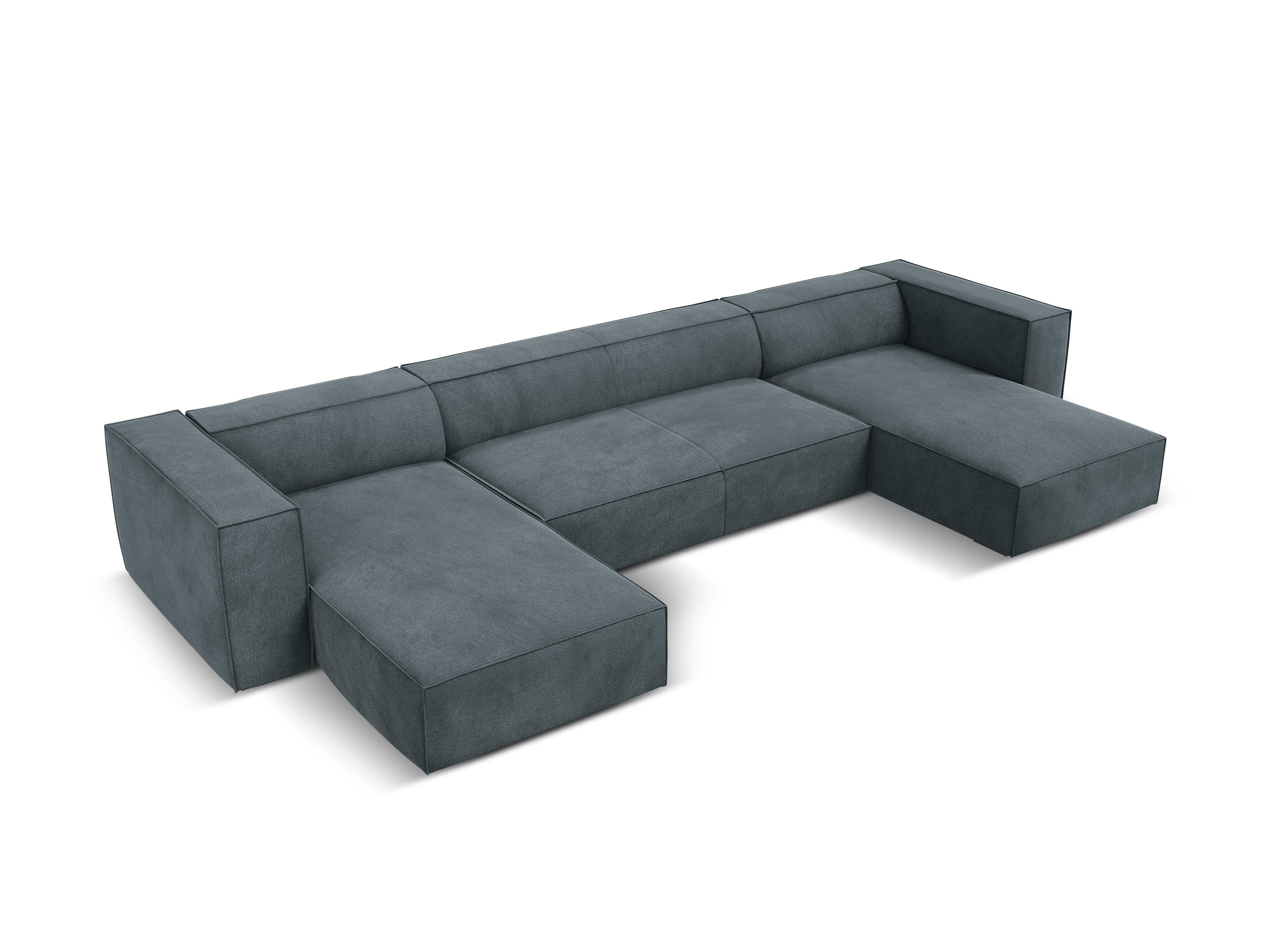 Narożnik panoramiczny MADAME szaroniebieski Windsor & Co Eye on Design