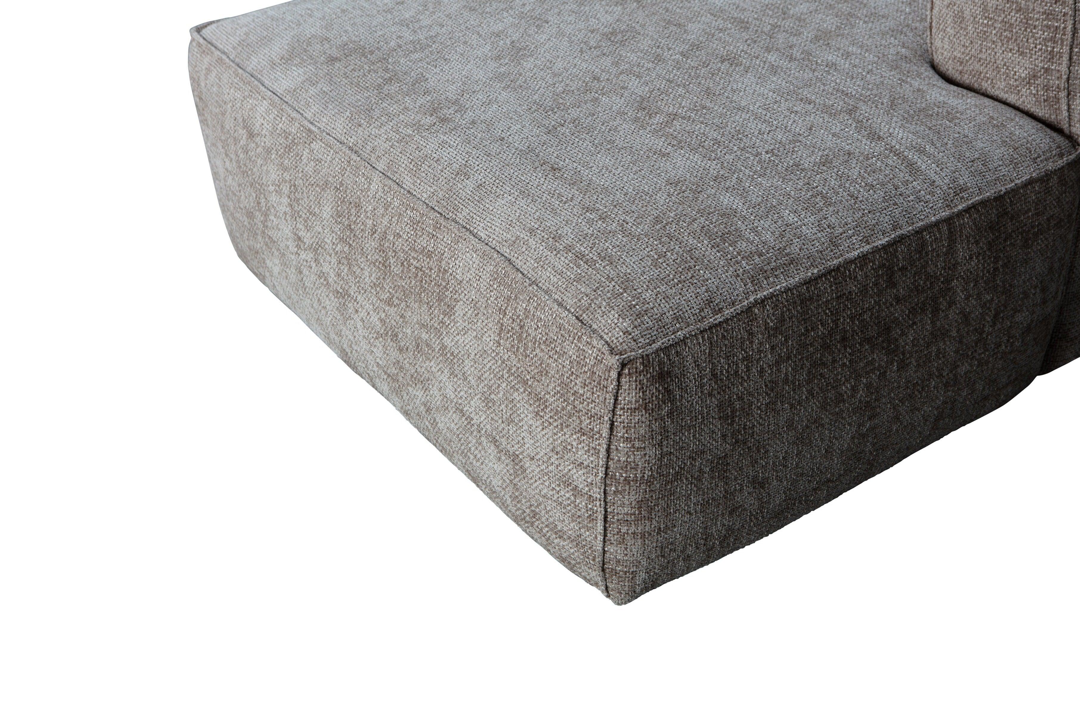 Narożnik prawostronny BEAN beżowy melanż Woood Exclusive Eye on Design