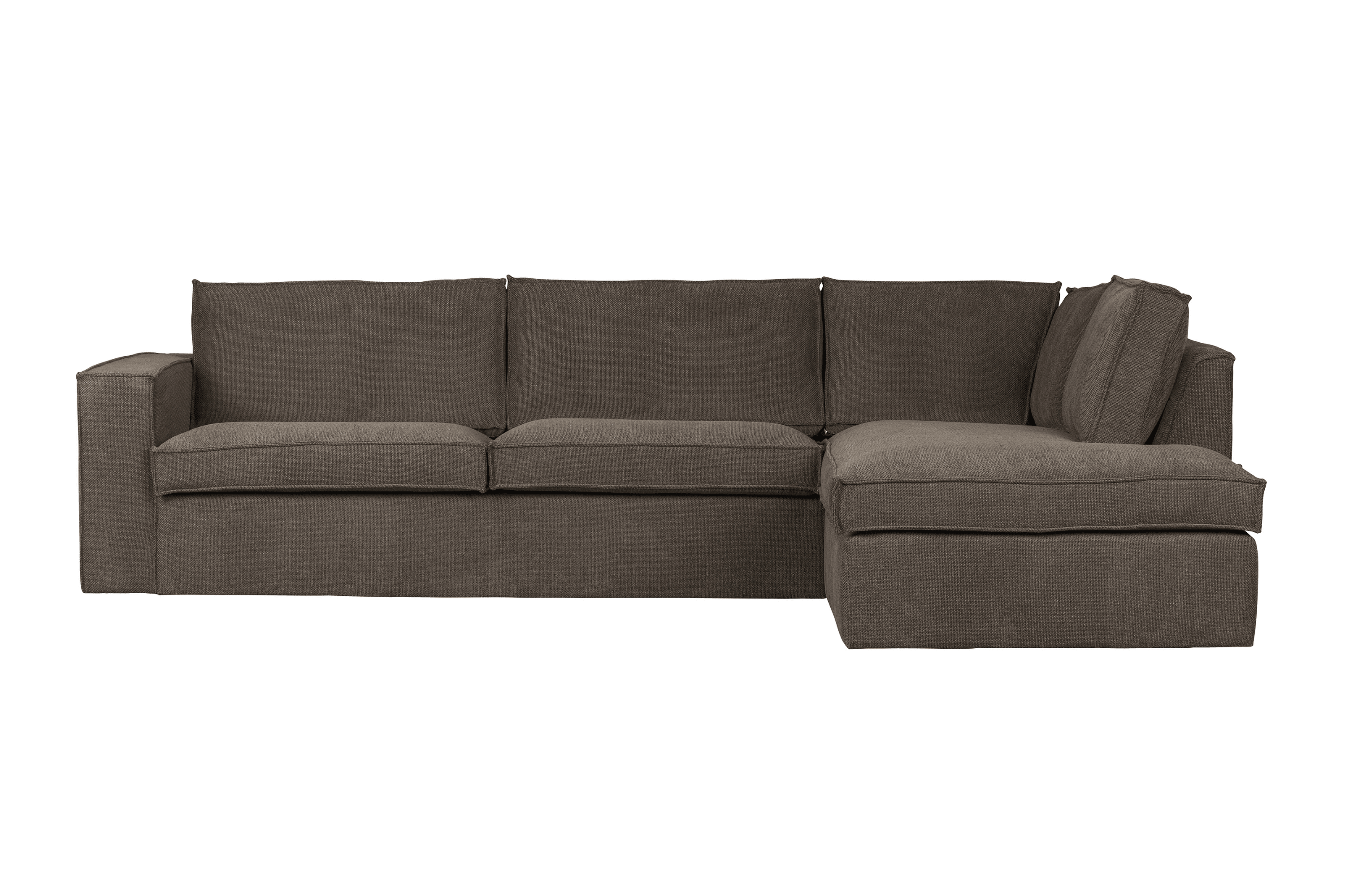 Narożnik prawostronny FREDDIE ciemnobrązowy Woood Eye on Design