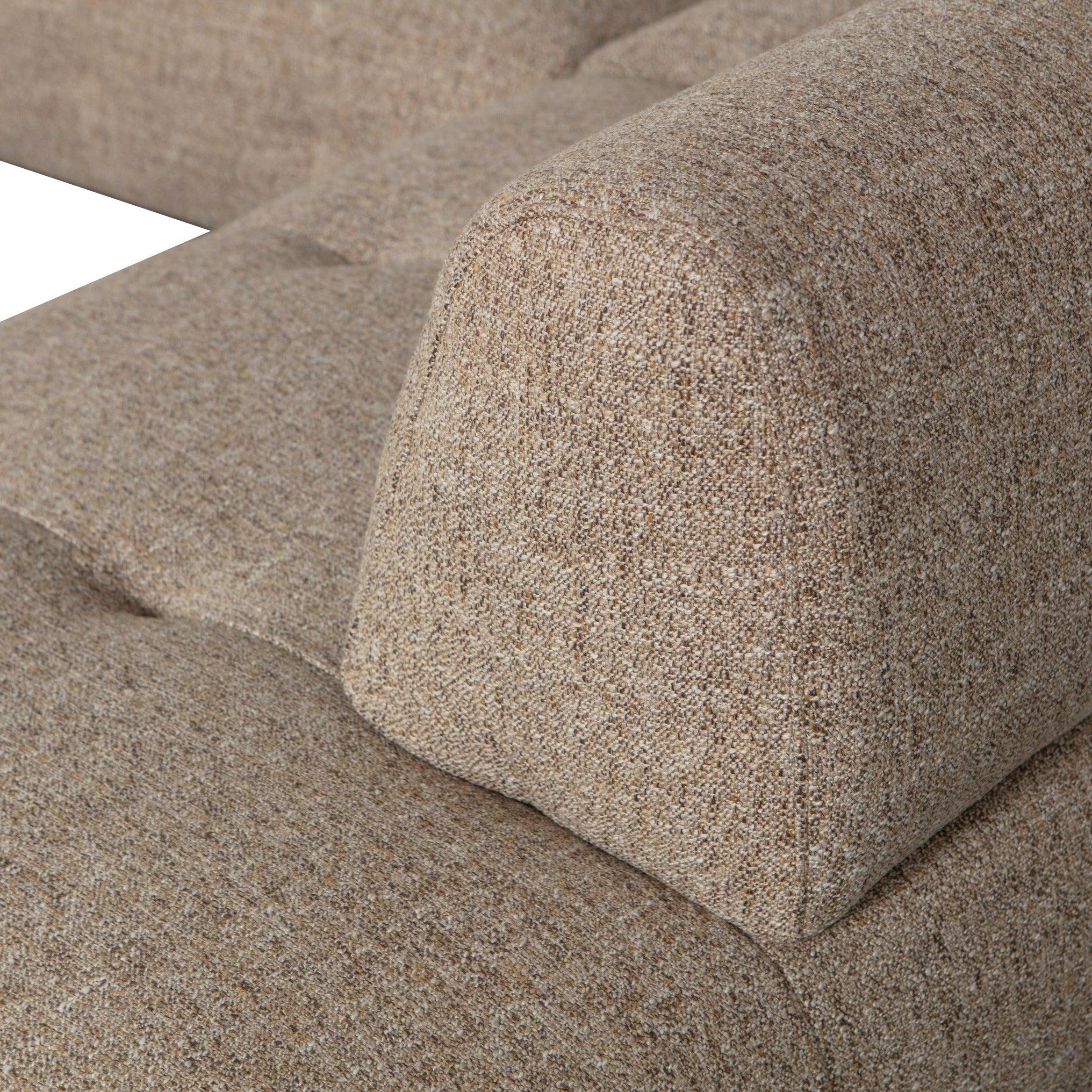 Narożnik prawostronny LLOYD brązowy melanż Woood Exclusive Eye on Design