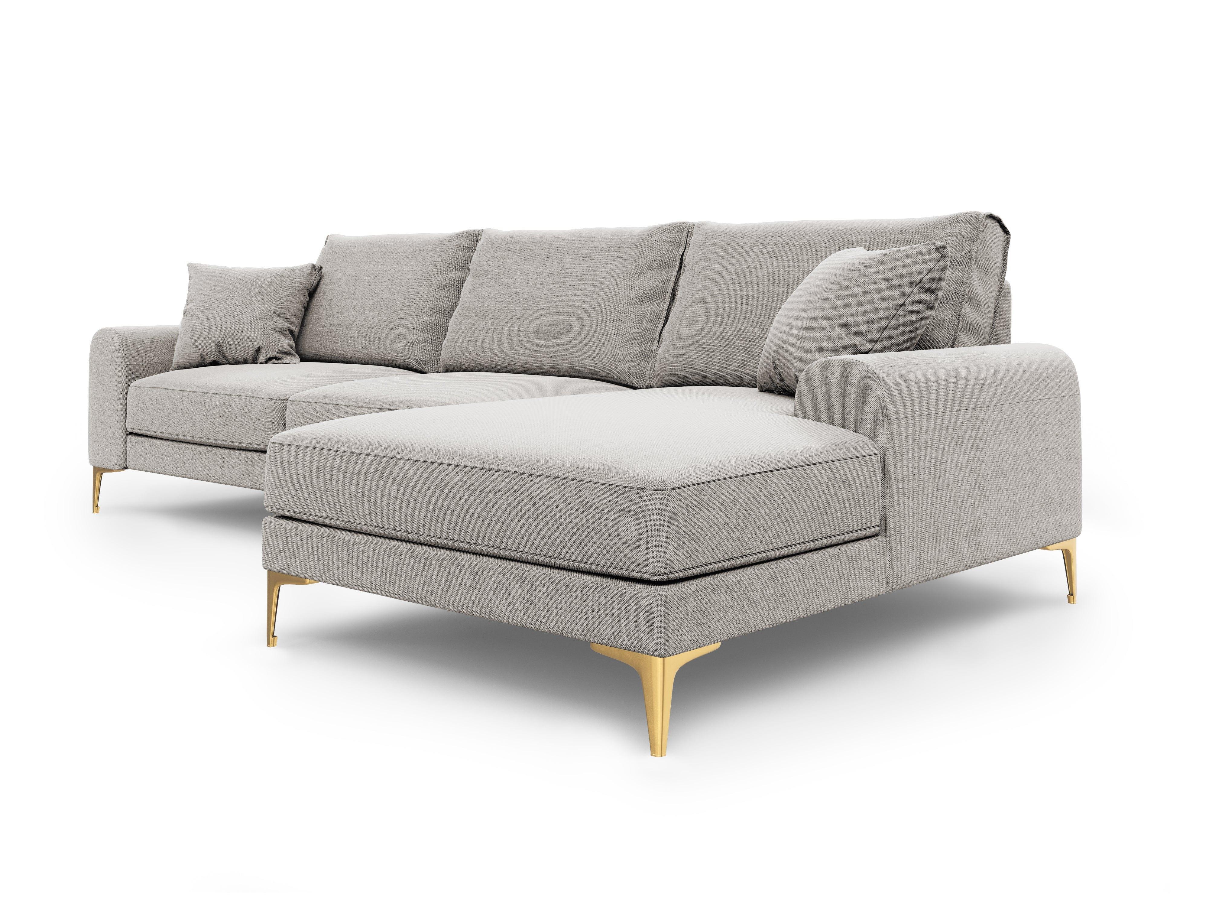 Narożnik prawostronny MADARA jasnoszary Mazzini Sofas Eye on Design