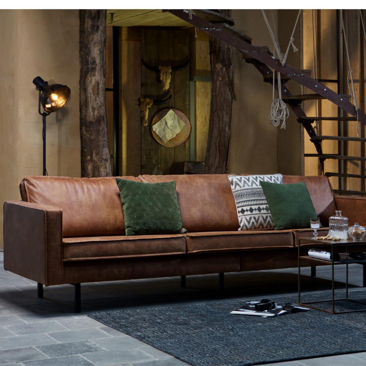 Narożnik prawostronny skórzany RODEO czarny Be Pure Eye on Design