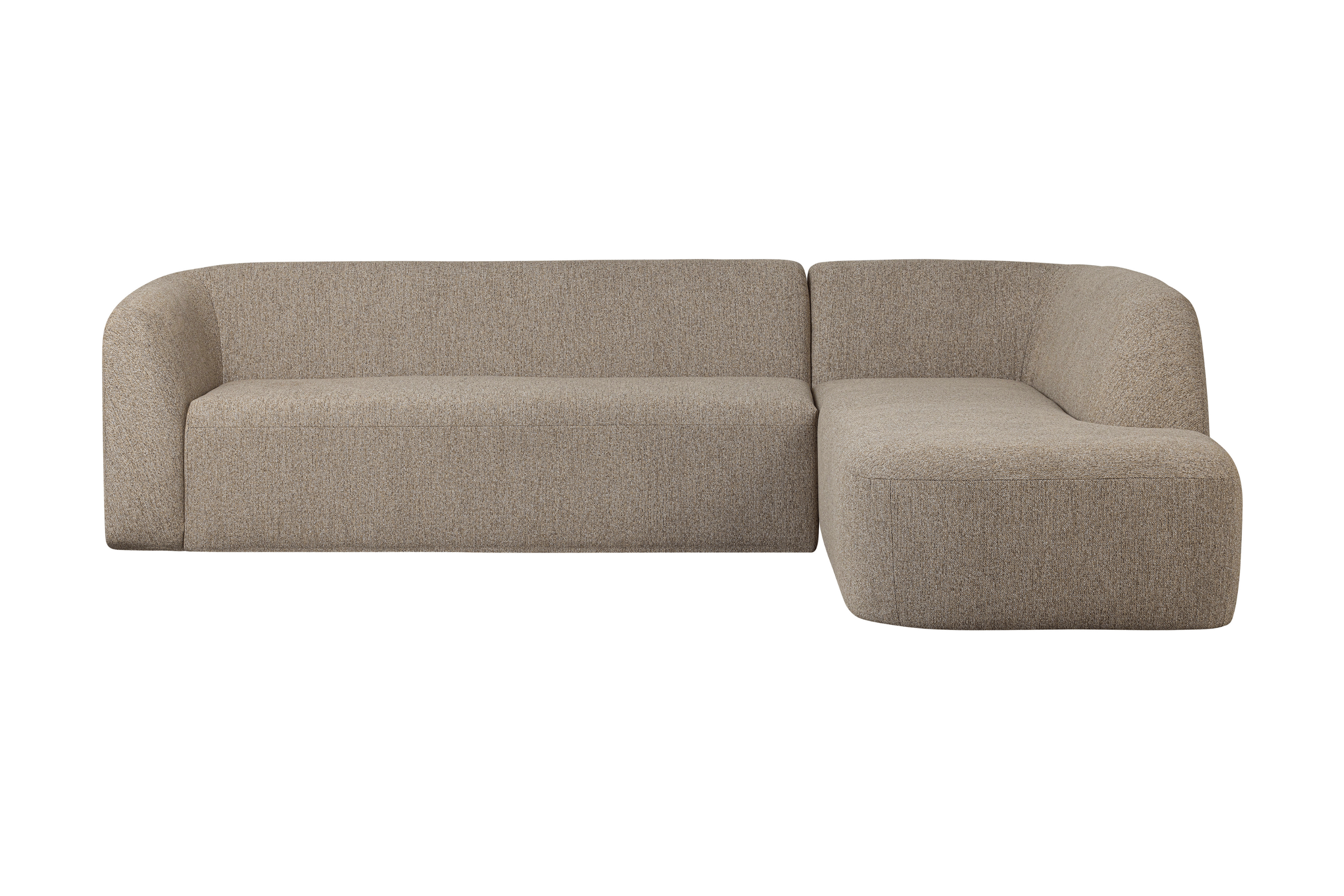 Narożnik prawostronny SLOPING melanż beżowy Be Pure Eye on Design