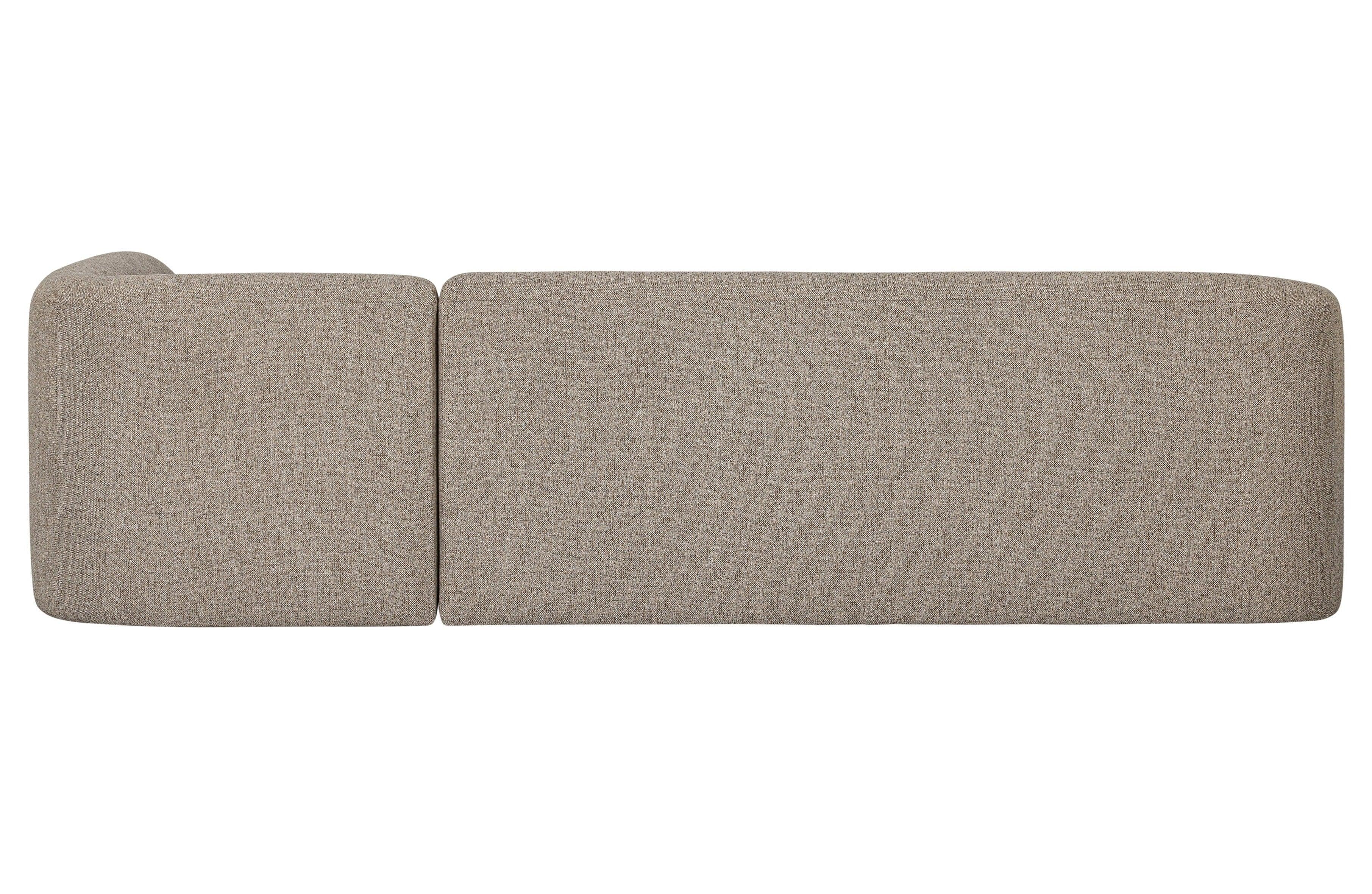 Narożnik prawostronny SLOPING melanż beżowy Be Pure Eye on Design