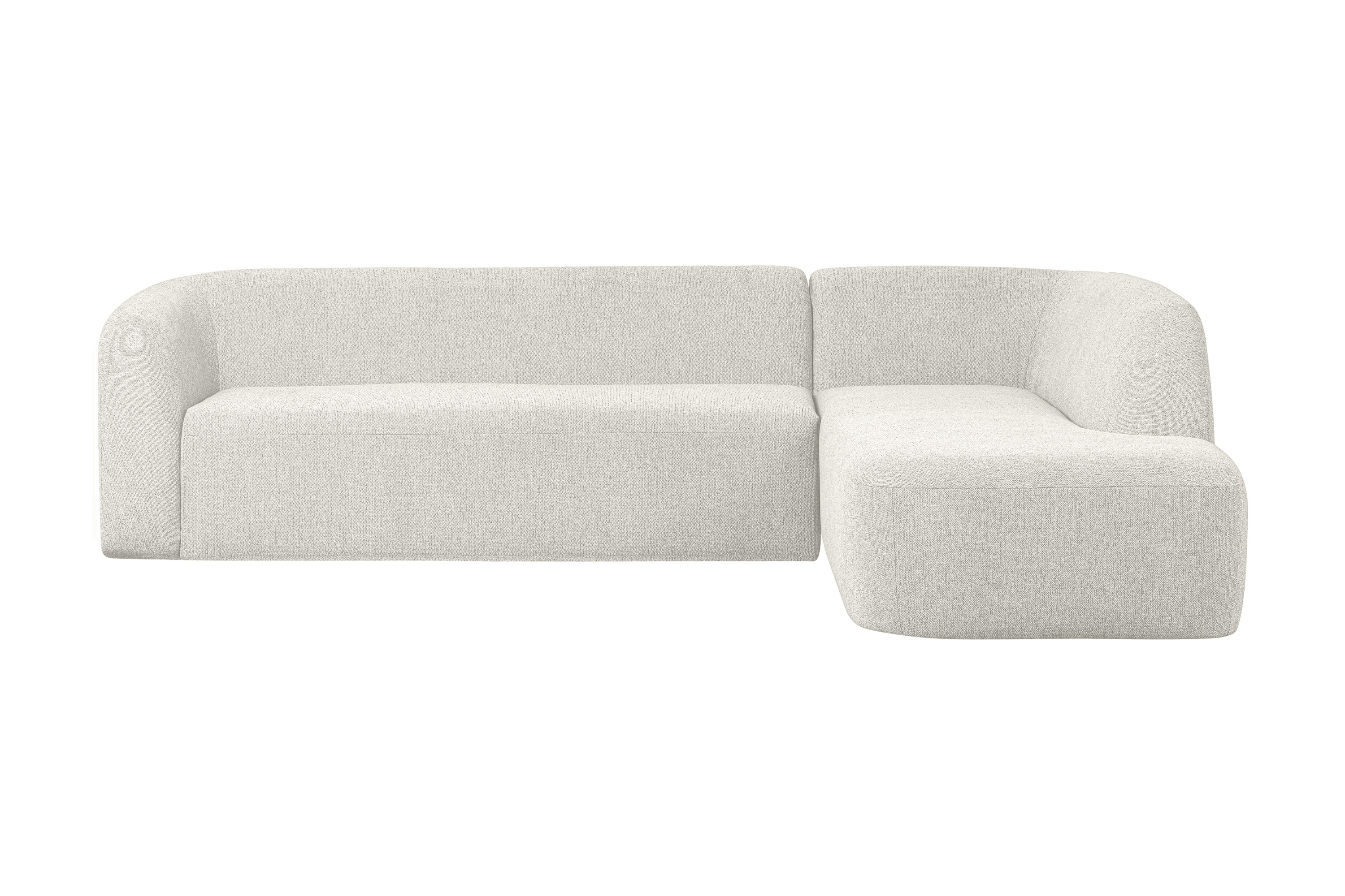 Narożnik prawostronny SLOPING melanż perłowy Be Pure Eye on Design