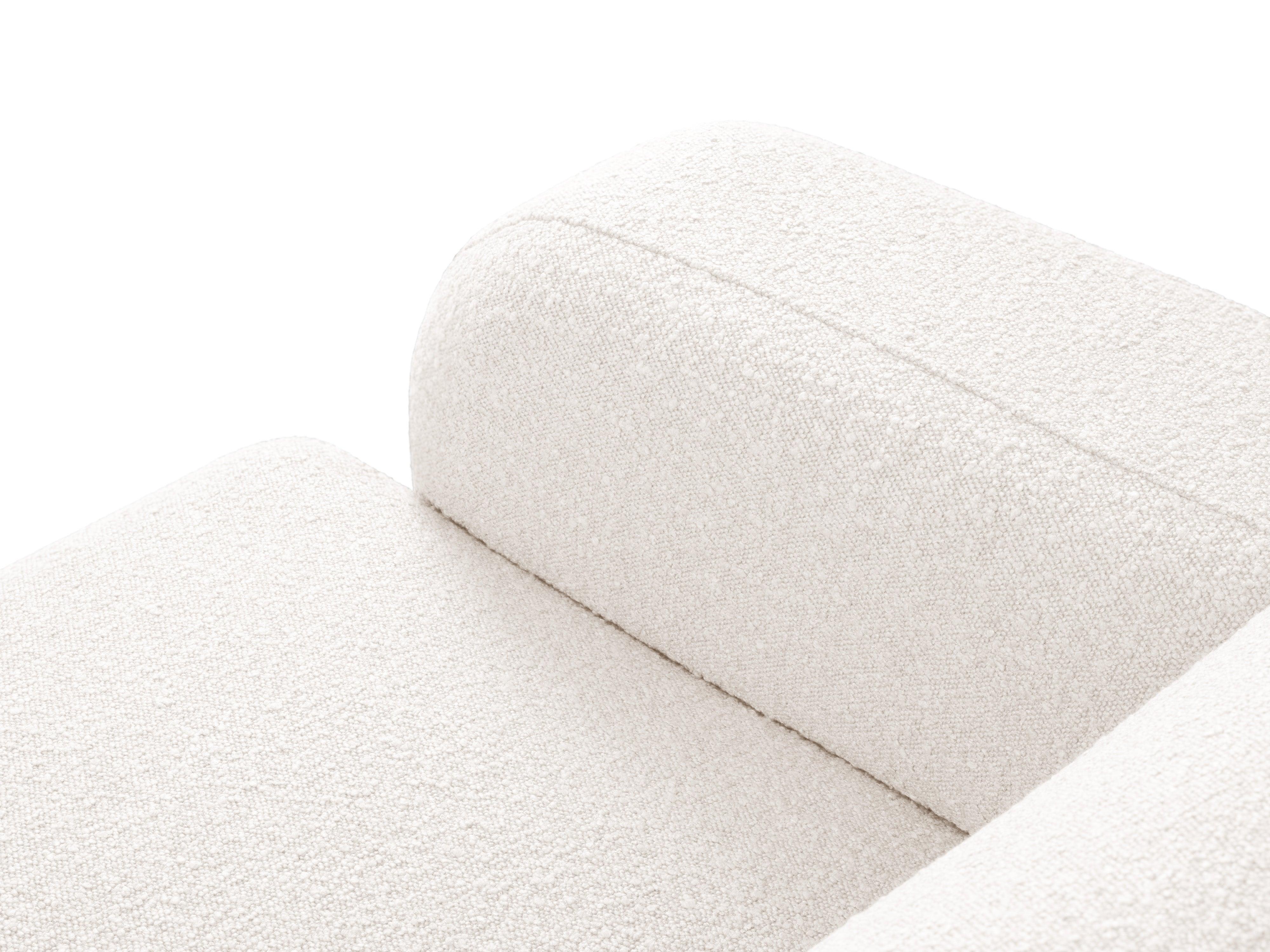 Narożnik prawostronny w tkaninie boucle 6-osobowy LOLA biały Windsor & Co Eye on Design