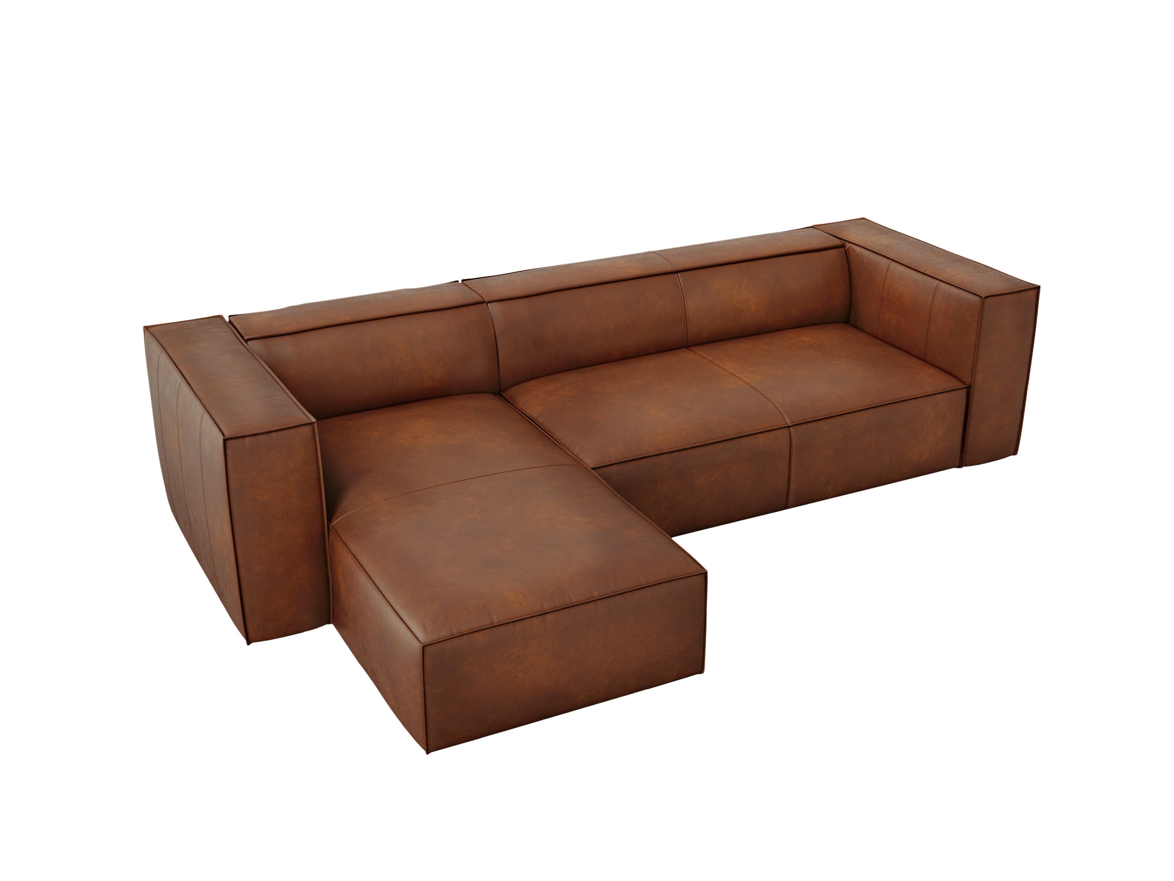 Narożnik skórzany lewostronny MADAME brązowy Windsor & Co Eye on Design