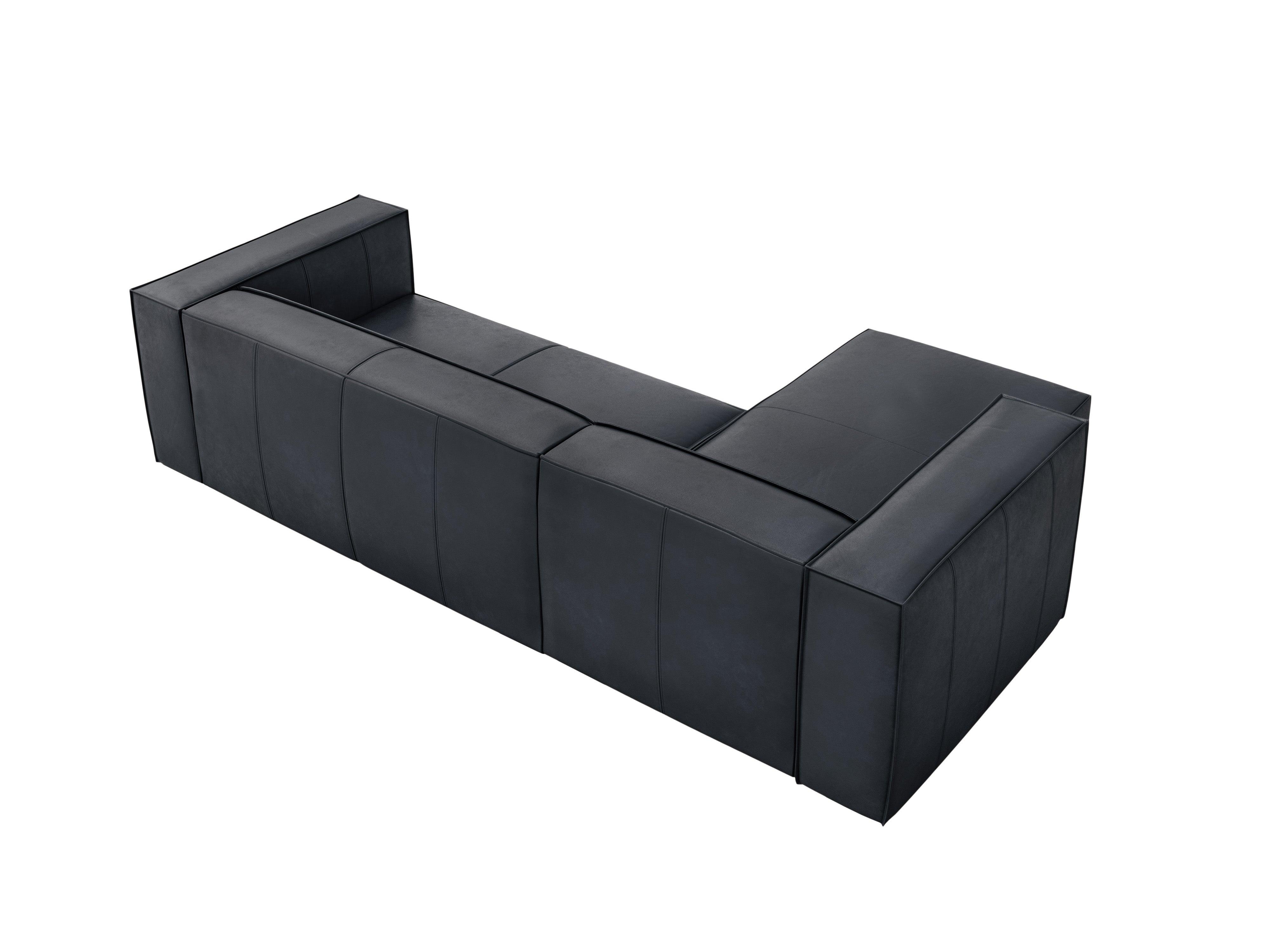 Narożnik skórzany lewostronny MADAME grafitowy Windsor & Co Eye on Design