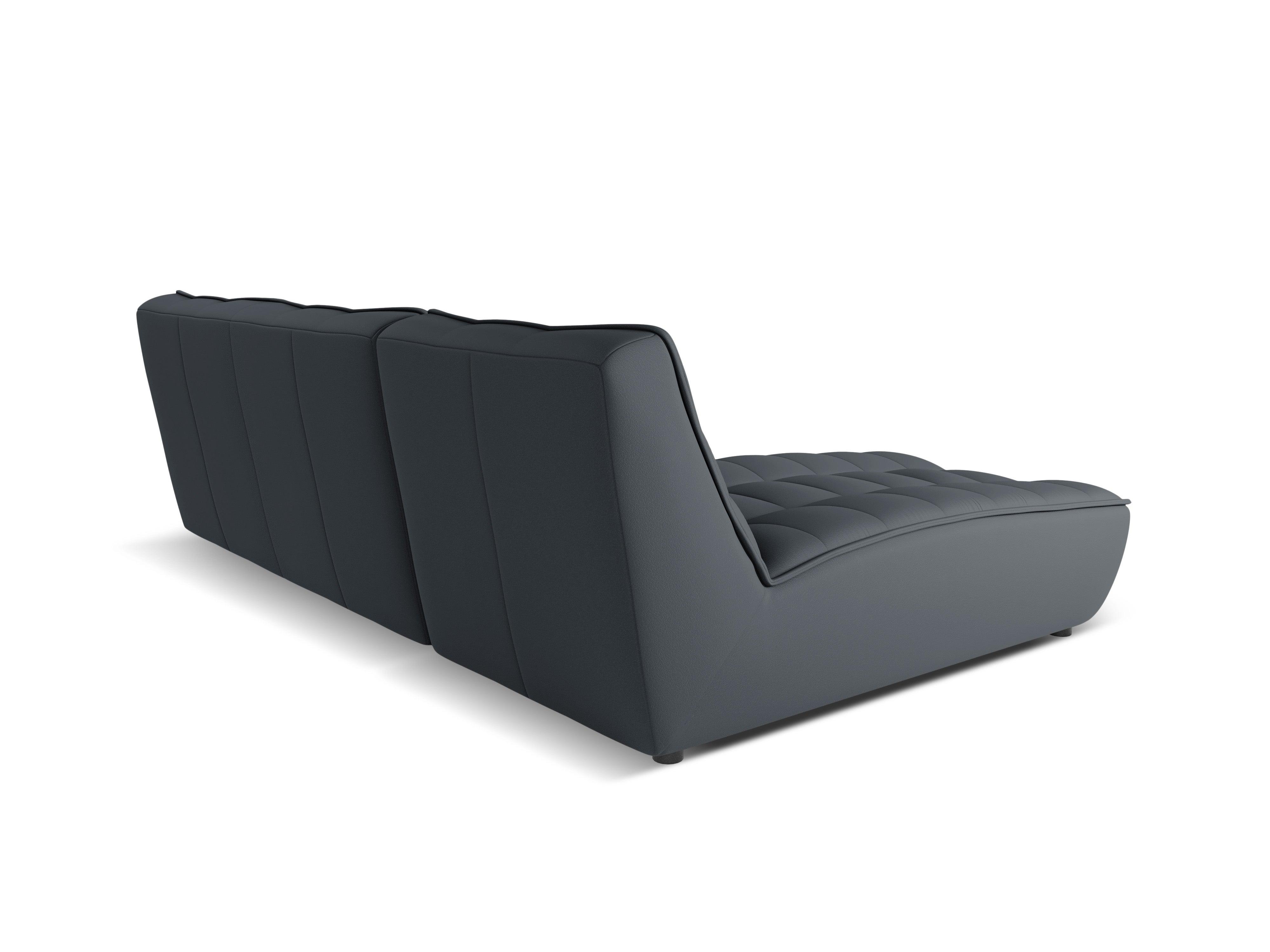 Narożnik skórzany lewostronny MONI grafitowy Maison Heritage Eye on Design