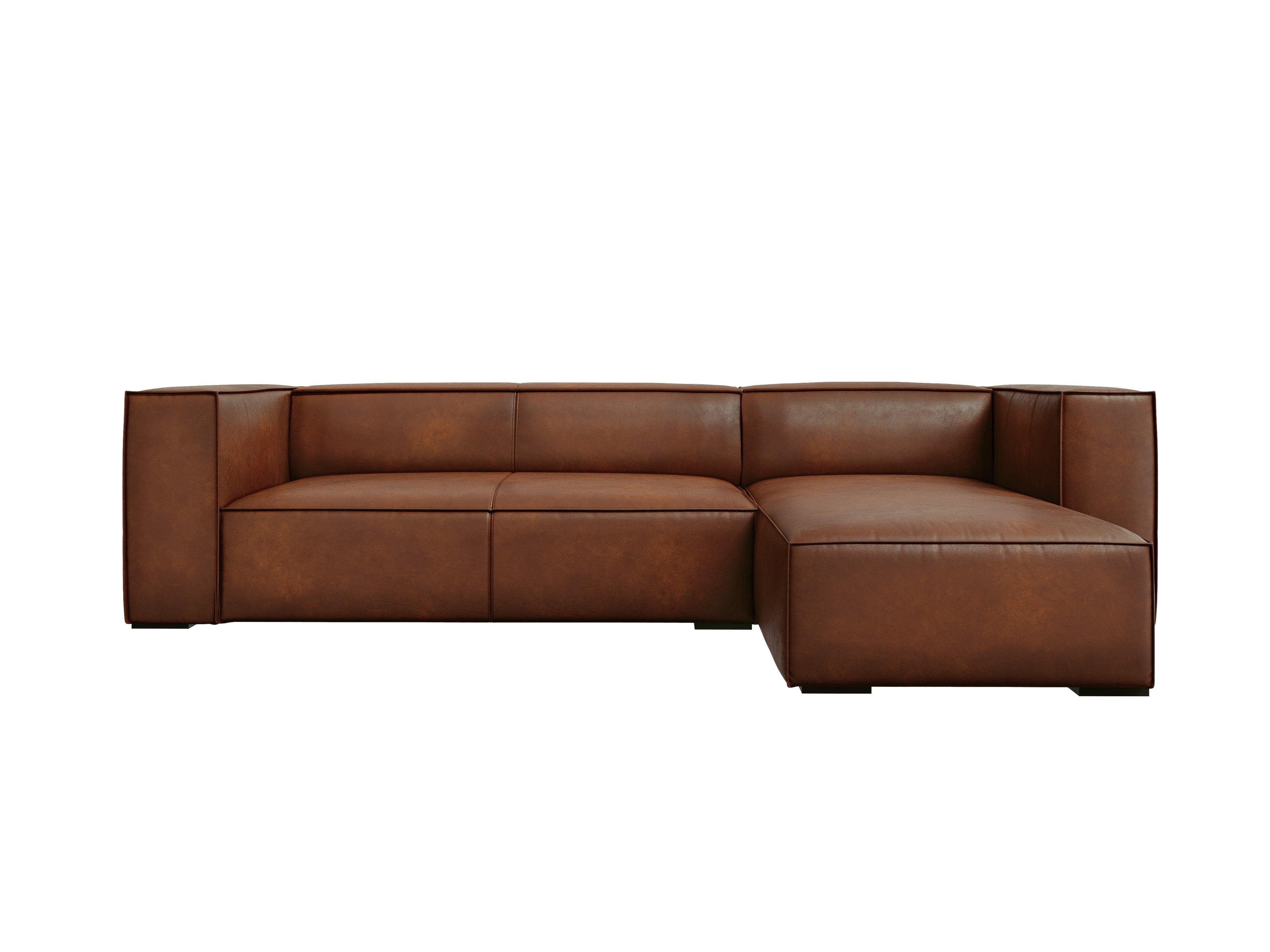 Narożnik skórzany prawostronny MADAME brązowy Windsor & Co Eye on Design