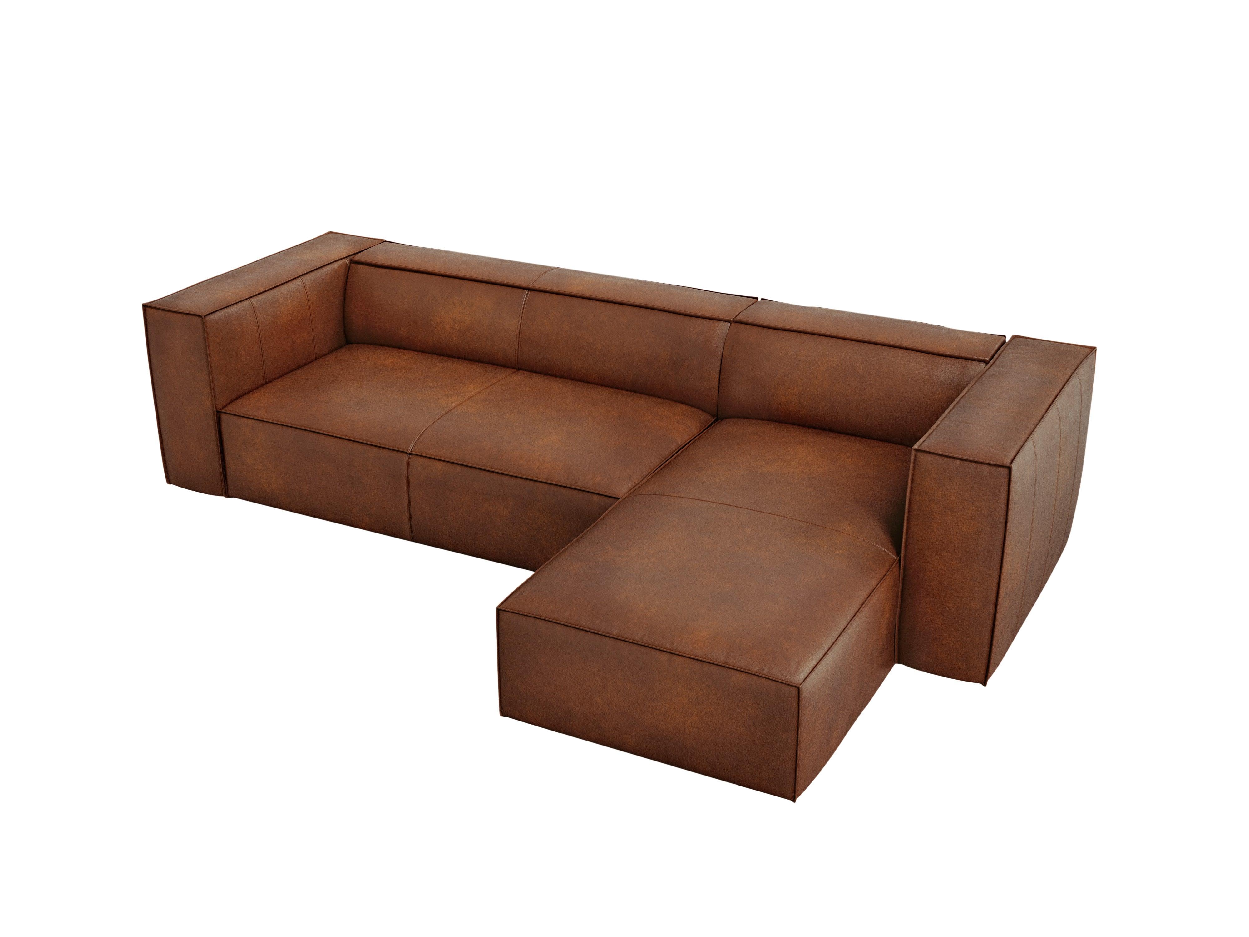 Narożnik skórzany prawostronny MADAME brązowy Windsor & Co Eye on Design