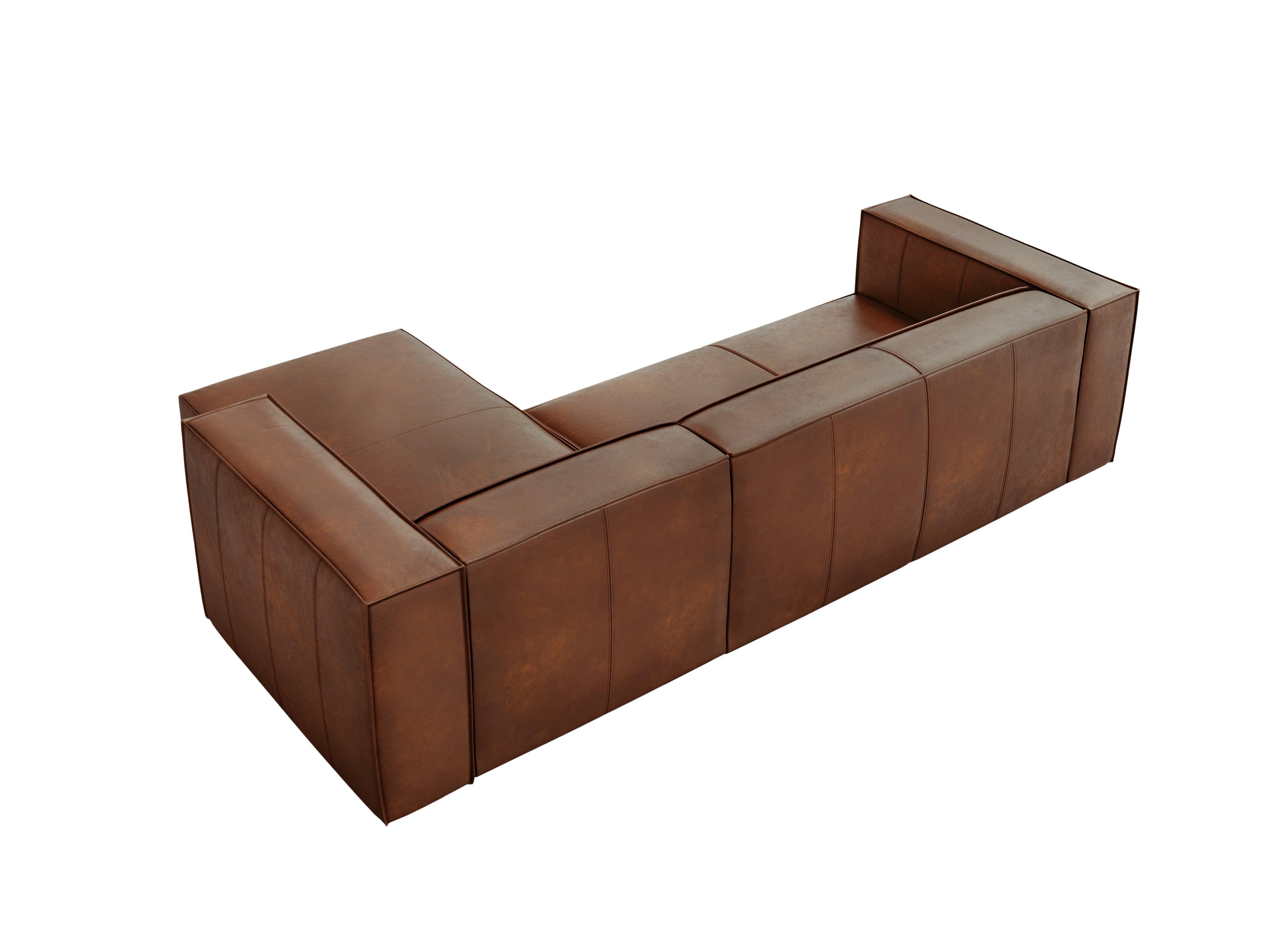 Narożnik skórzany prawostronny MADAME brązowy Windsor & Co Eye on Design