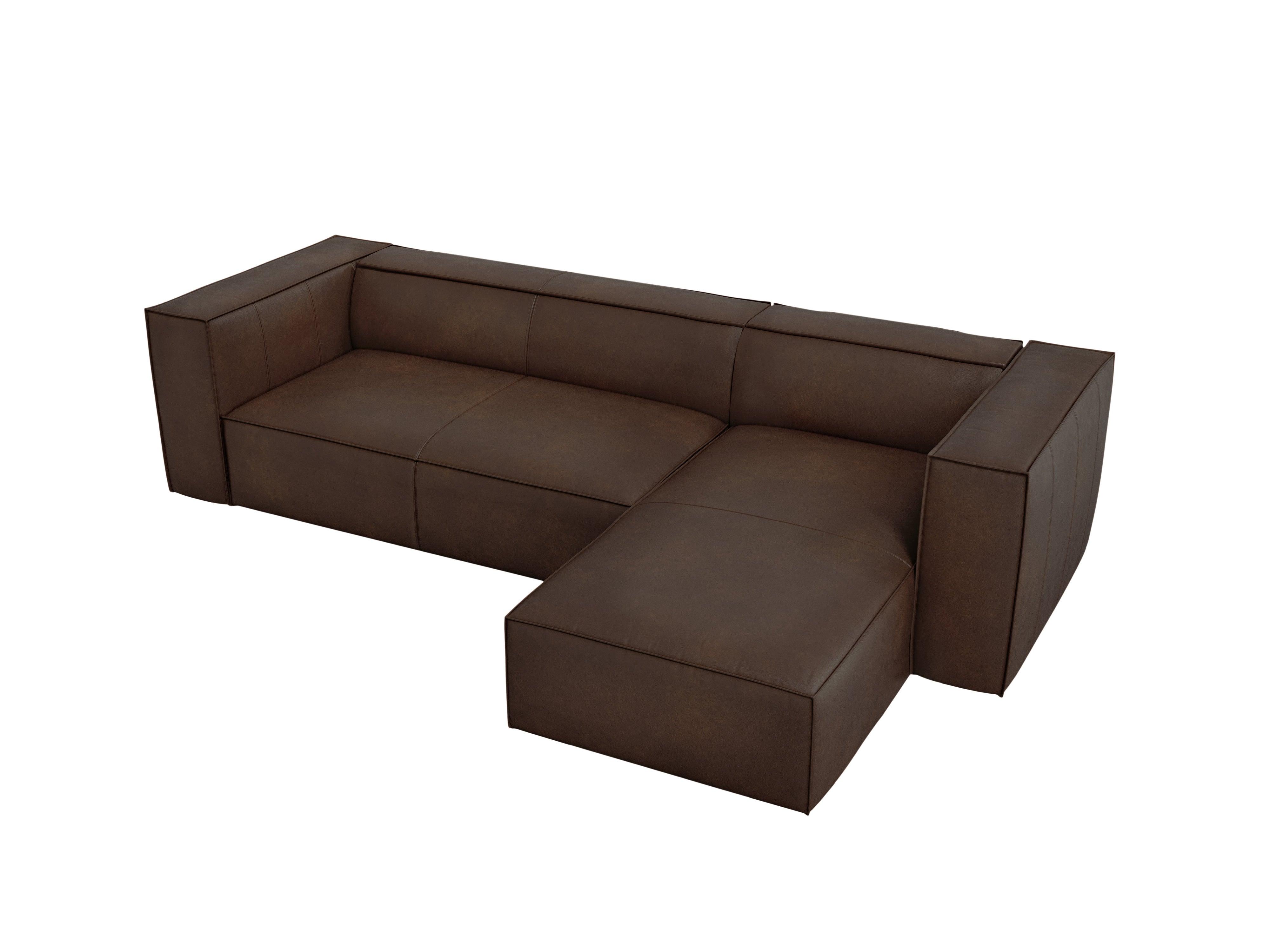 Narożnik skórzany prawostronny MADAME czekoladowy brąz Windsor & Co Eye on Design