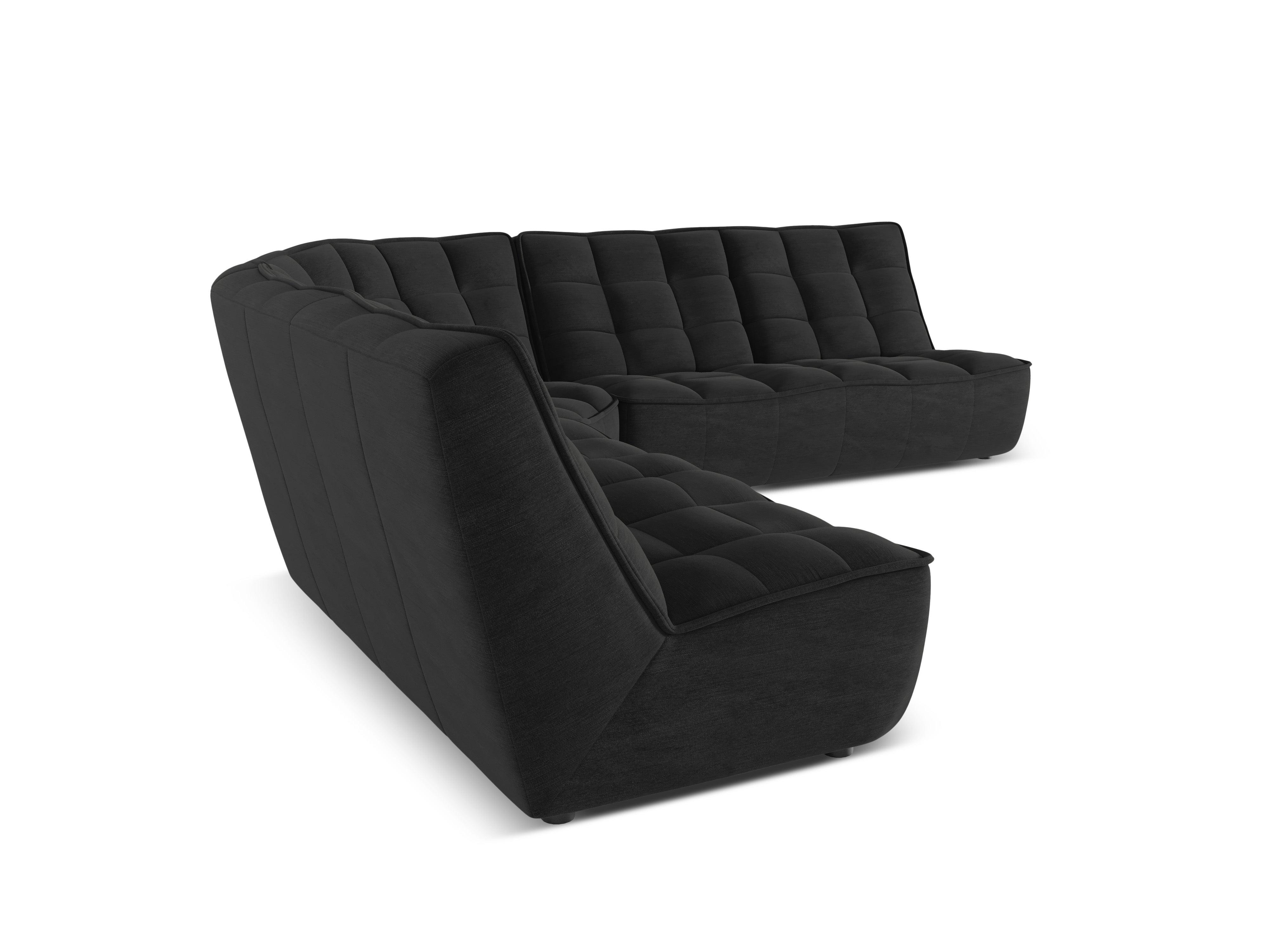 Narożnik symetryczny MONI czarny melanż Maison Heritage Eye on Design