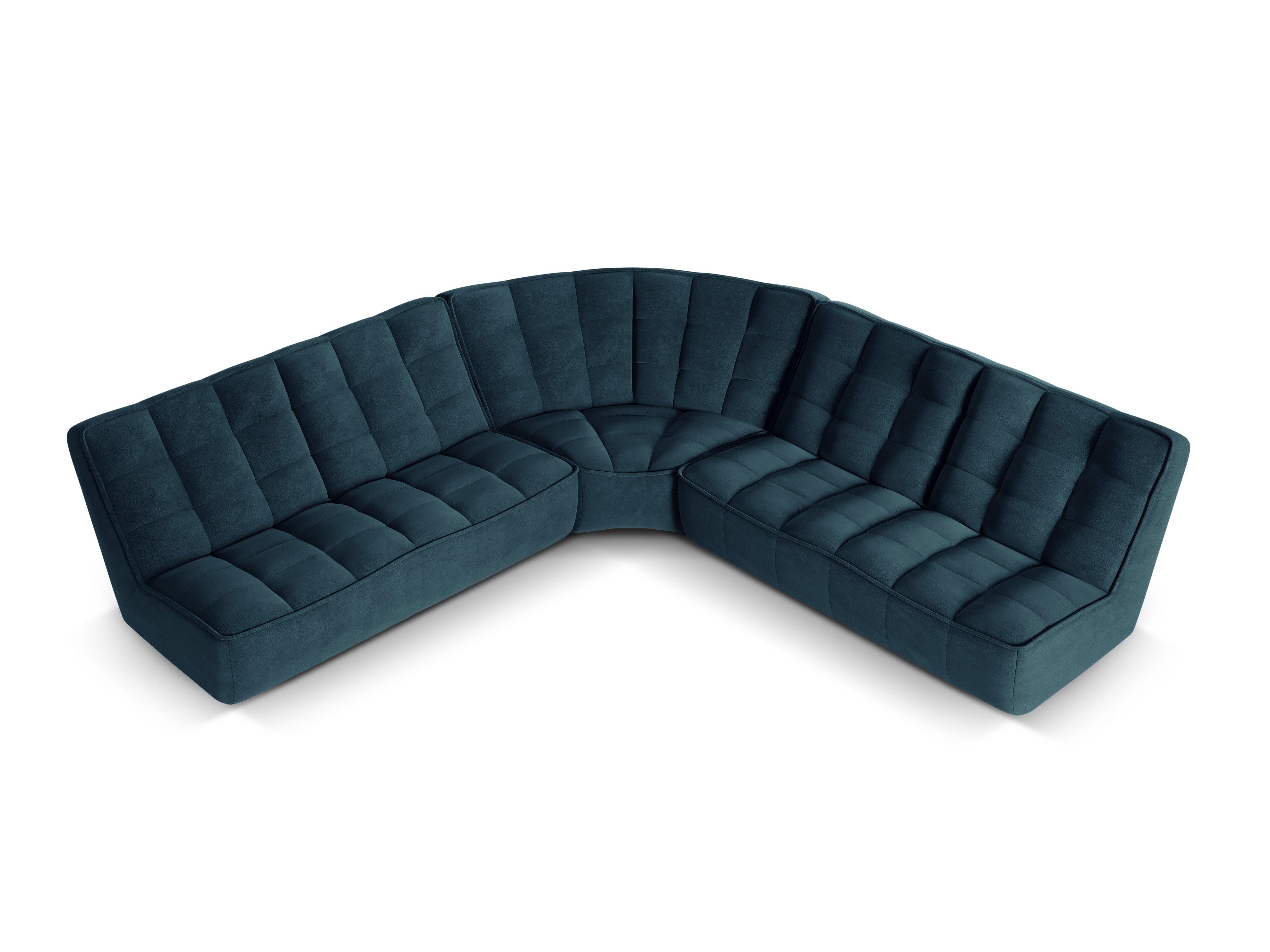 Narożnik symetryczny MONI granatowy Maison Heritage Eye on Design