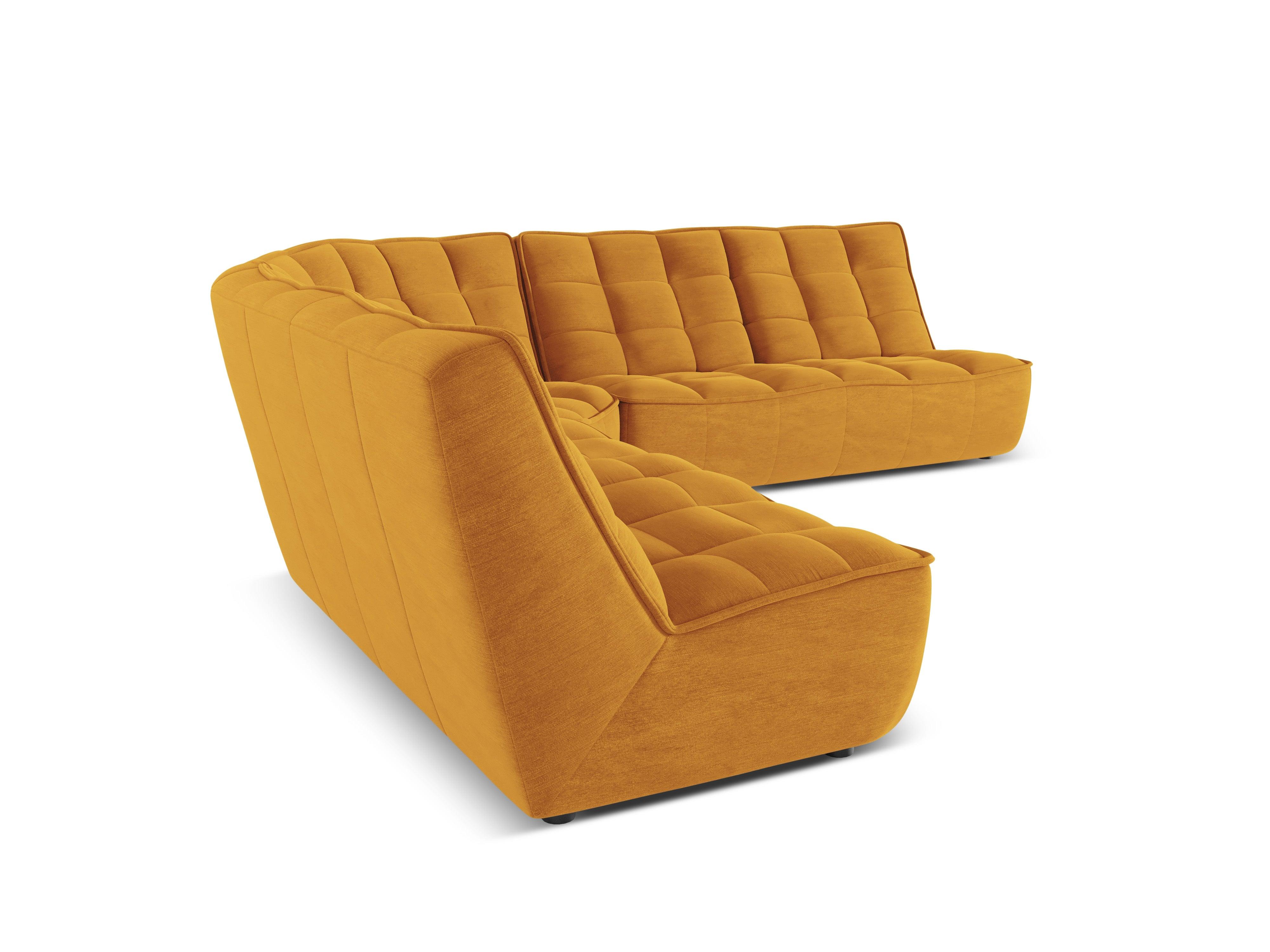 Narożnik symetryczny MONI musztardowy Maison Heritage Eye on Design