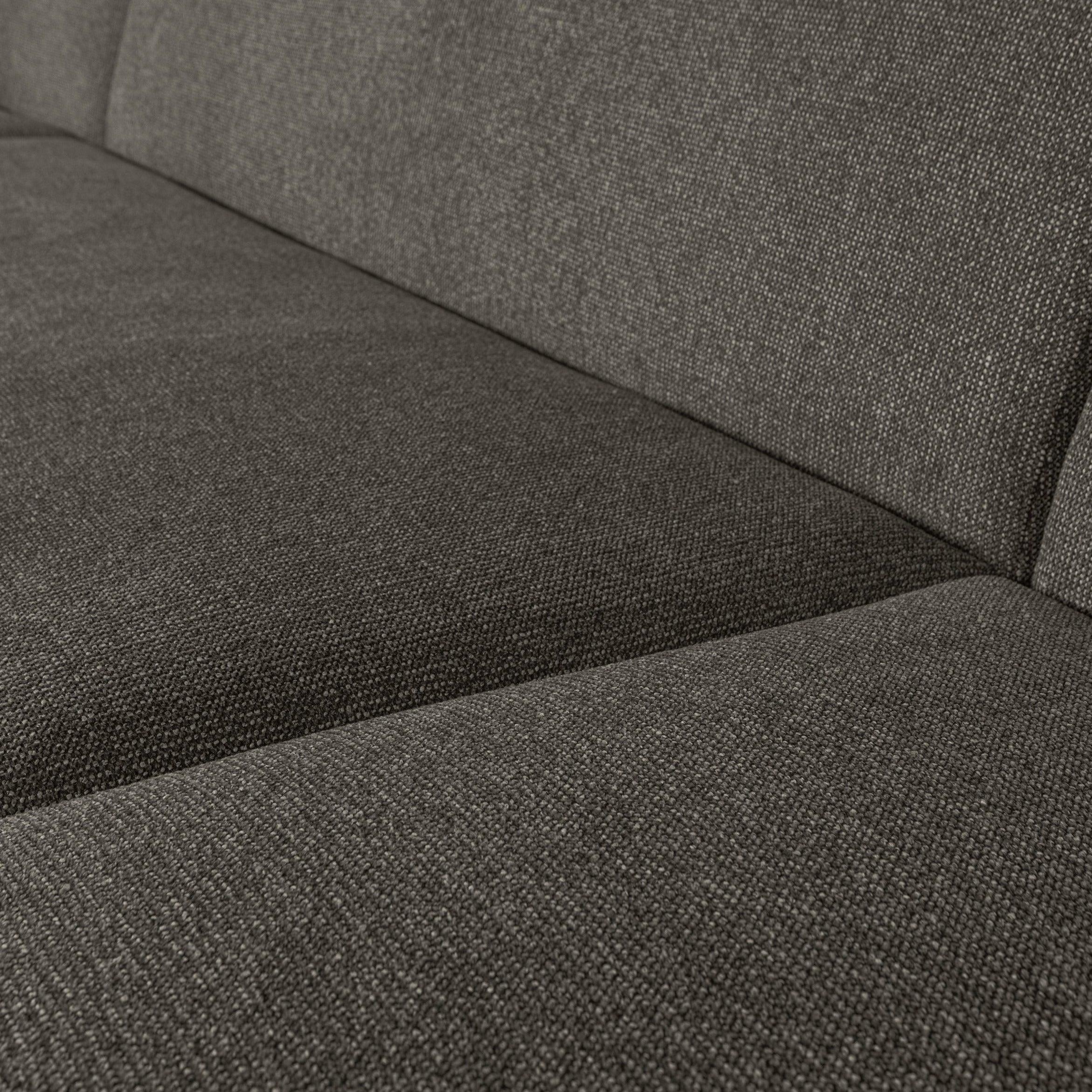 Narożnik w kształcie U SLOPING melanż czarny Be Pure Eye on Design