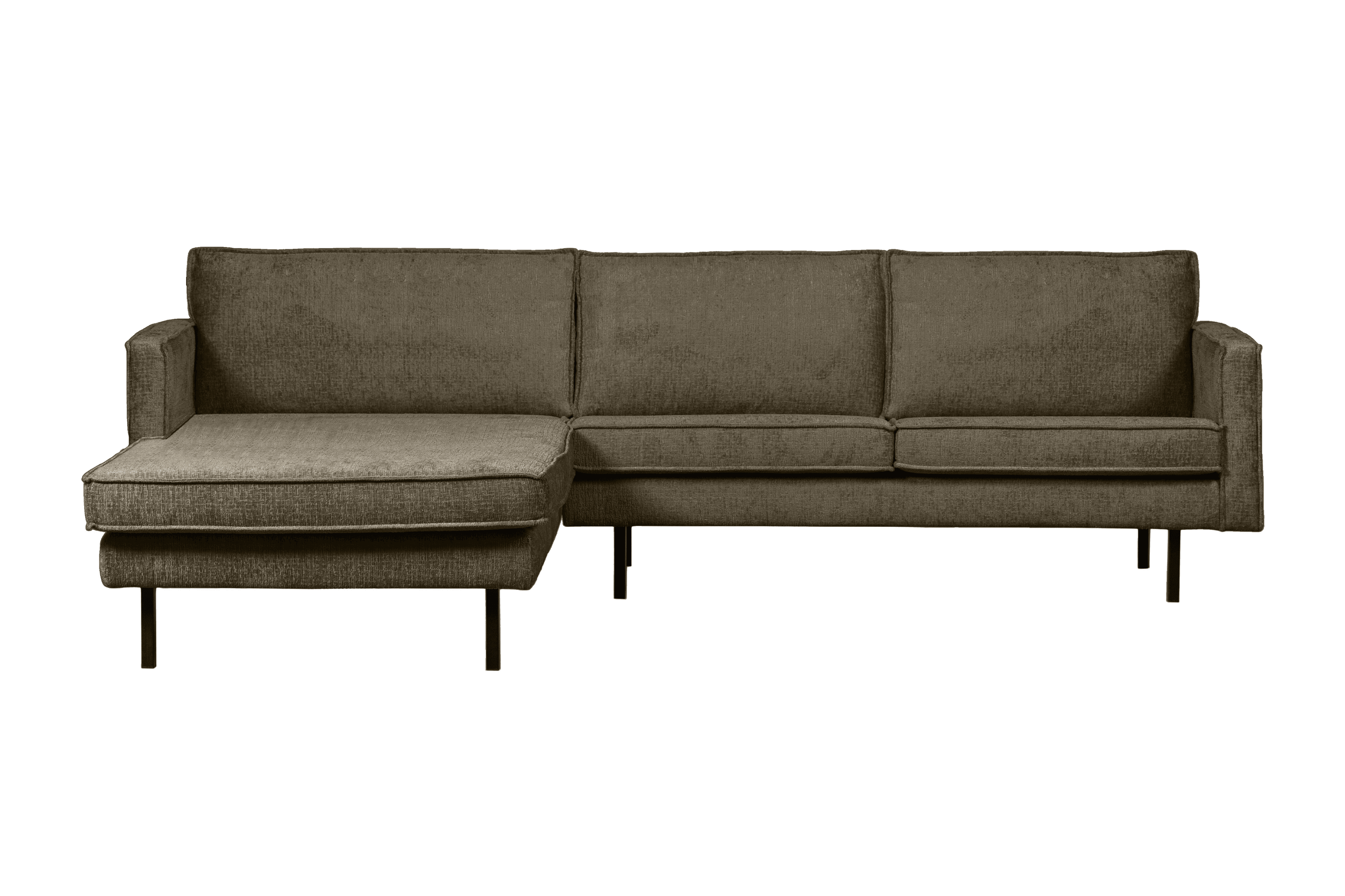 Narożnik welurowy lewostronny RODEO ciemnozielony Be Pure Eye on Design